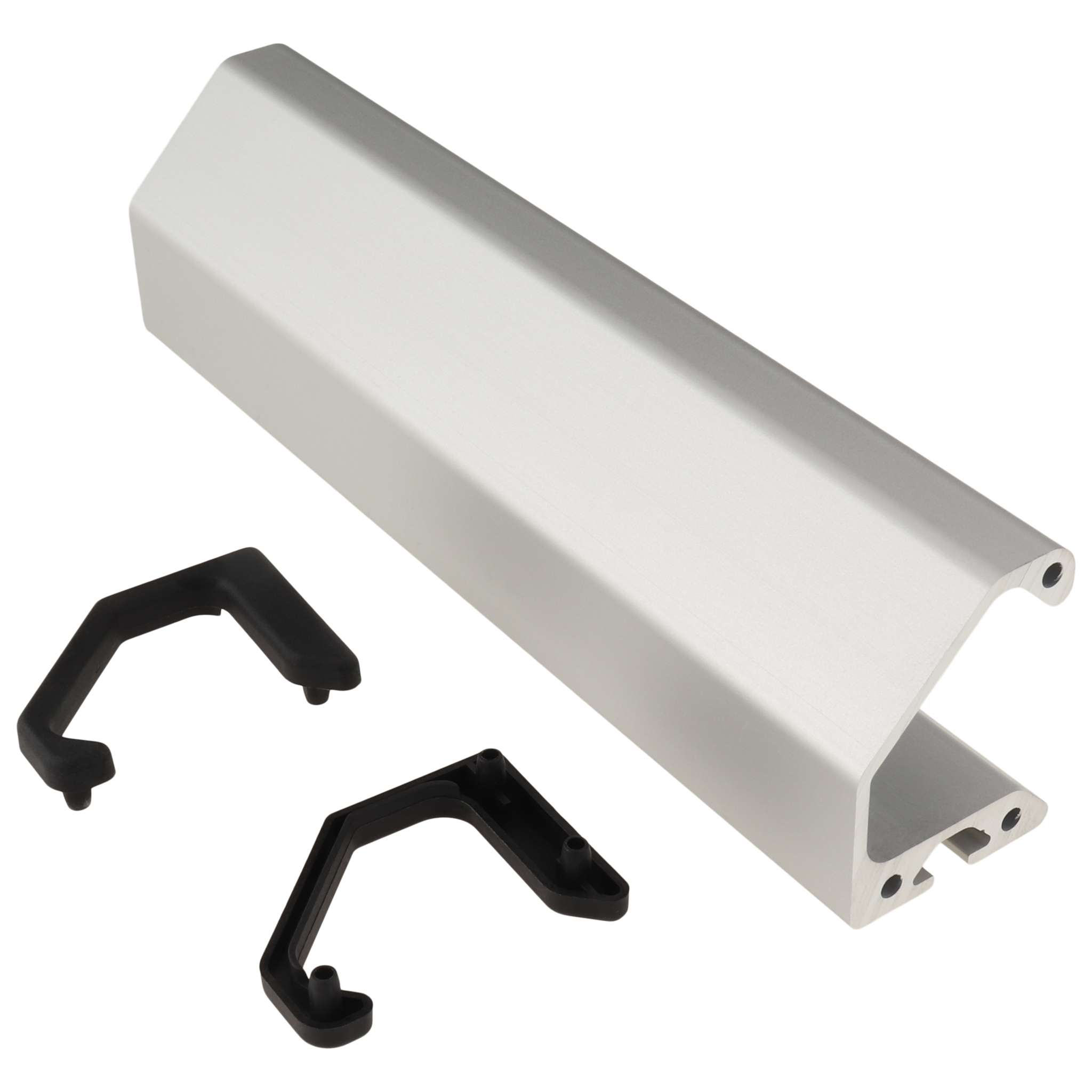 Griffleiste, 168x30x40, Aluminium, eloxiert, alufarbig Griffleiste, 168x30x40, Aluminium, eloxiert, alufarbig