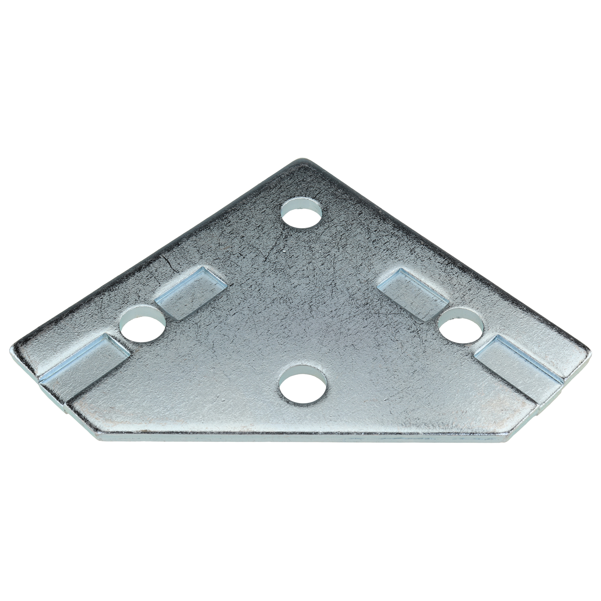 Plate, Connector Plate, 100x100x4, Steel, zink plated
