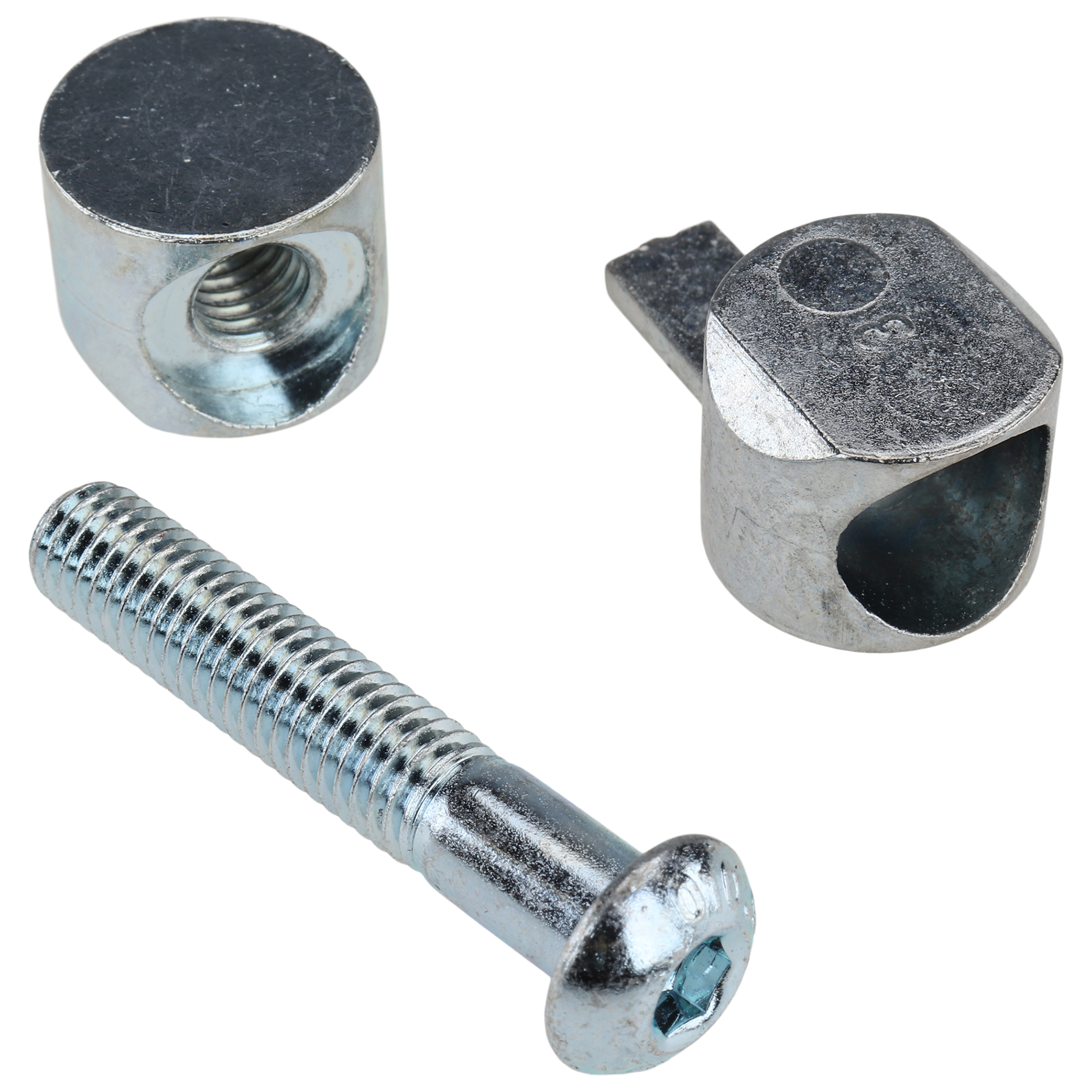 Connector, Butt Connector, 60x20x20, Zinc die-cast, zink plated