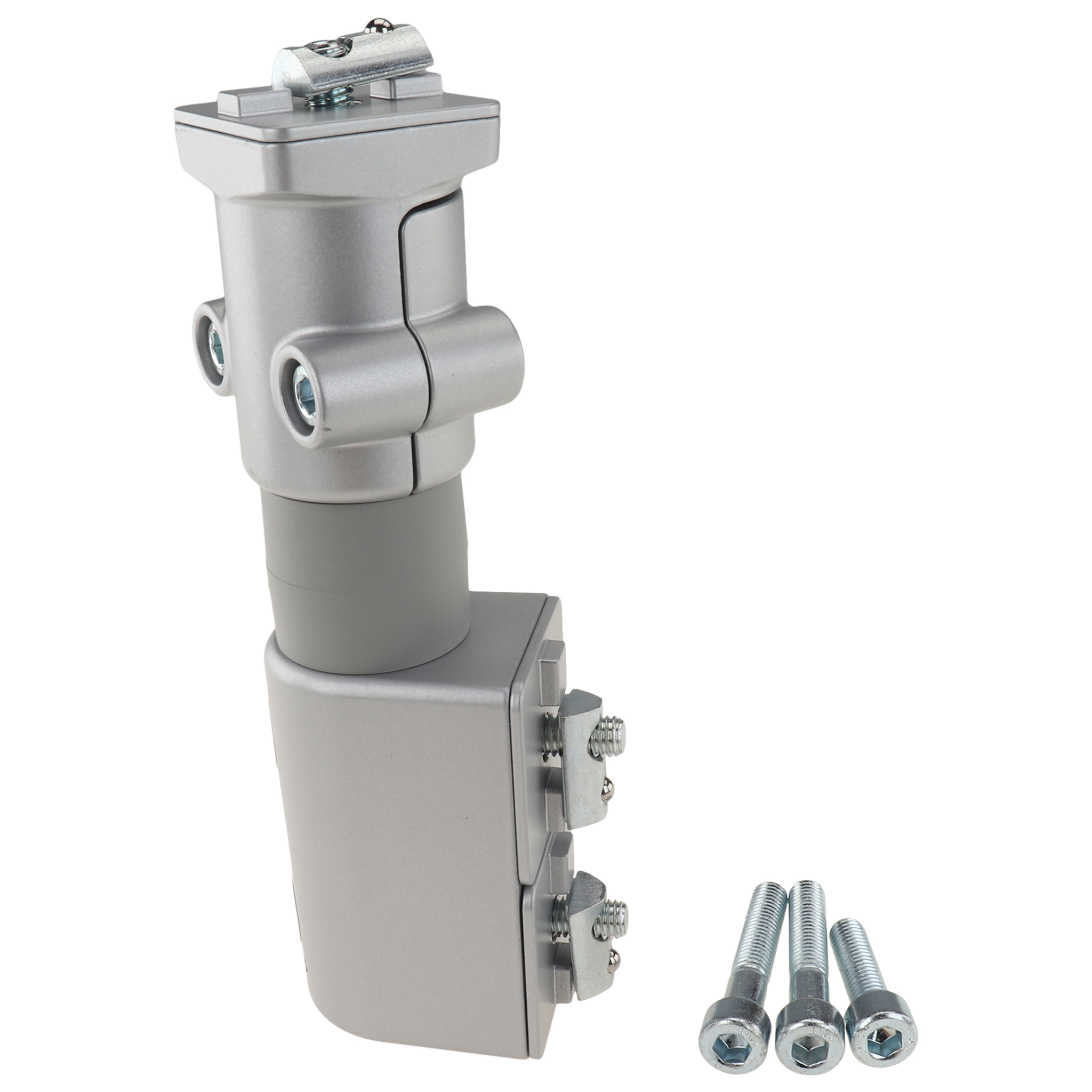 End Friction Joint, 40x40x185, Aluminum die-cast, laquered, aluminum colored