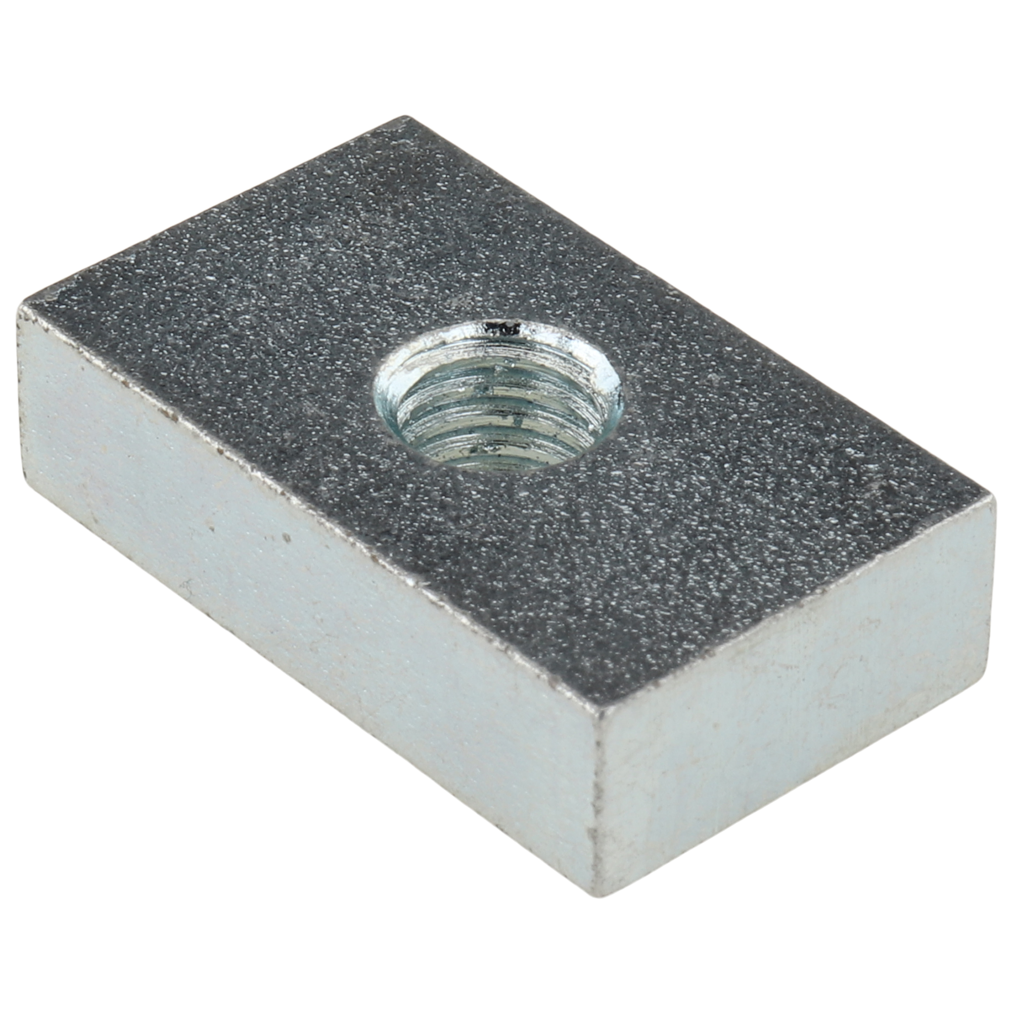 Gewindeplatte M8, 30x18x8, Stahl, verzinkt Gewindeplatte M8, 30x18x8, Stahl, verzinkt