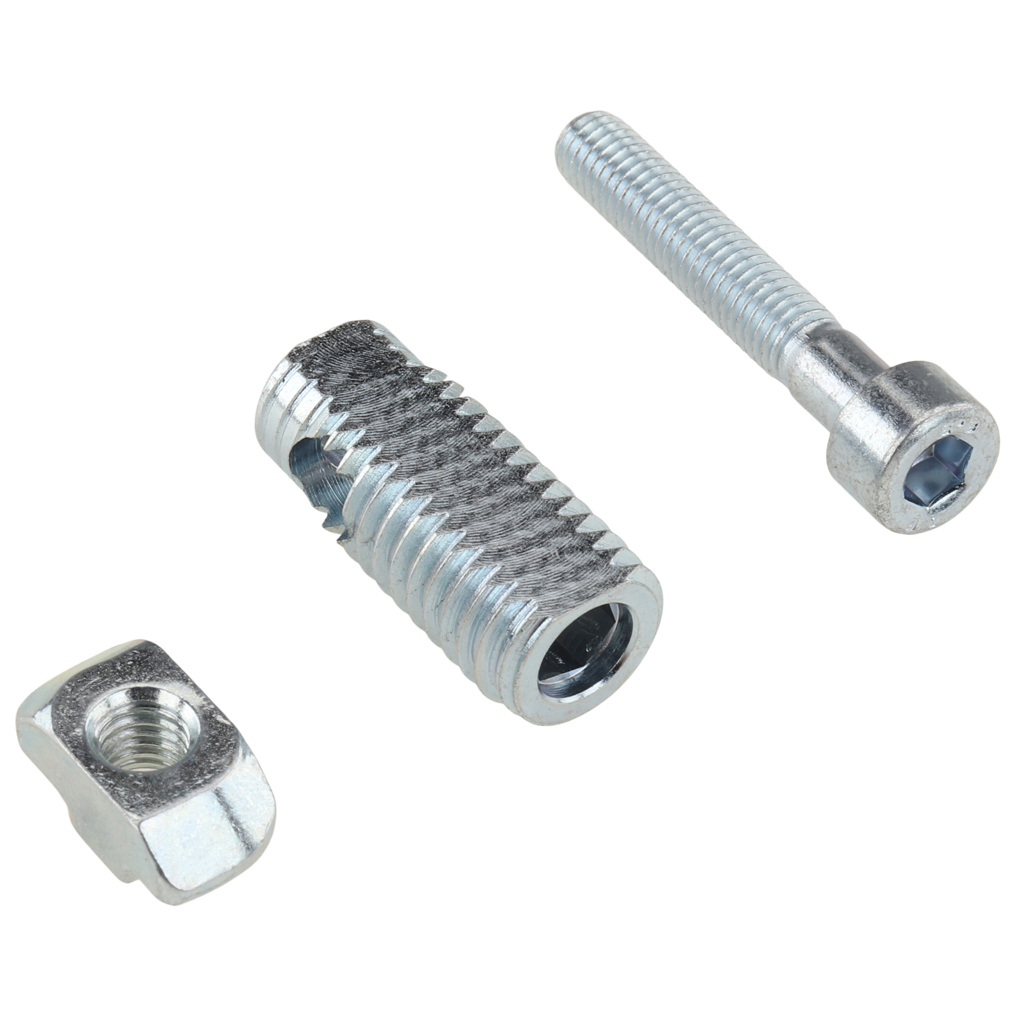 Automatikverbinder, Nut 8, Typ B, Stahl, verzinkt