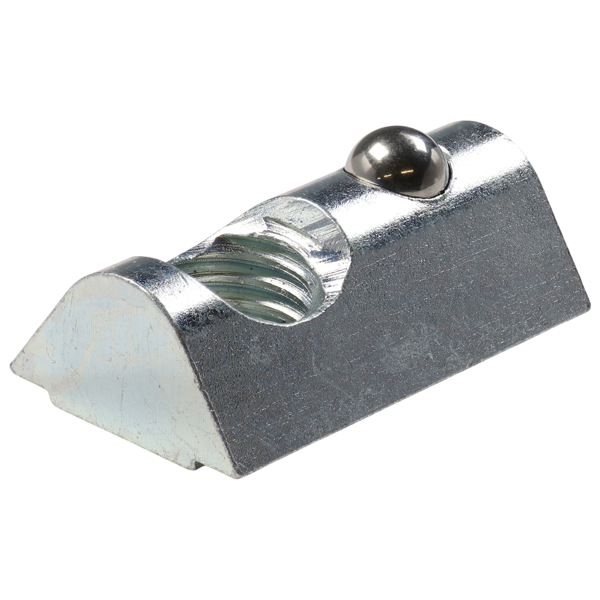 T-slot Nut M12, Slot 12, Type I, self-aligning, Steel, zink plated