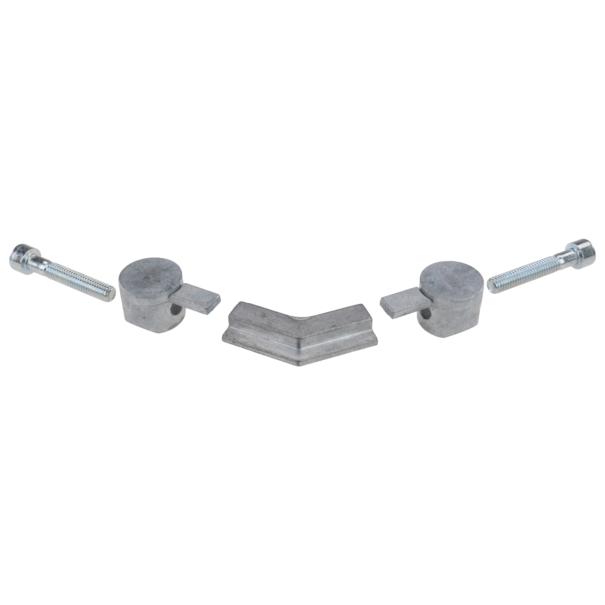 Verbinder, Uni-Gehrungsverbinder, 92x20x20, Zink-Druckguß, verzinkt Verbinder, Uni-Gehrungsverbinder, 92x20x20, Zink-Druckguß, verzinkt
