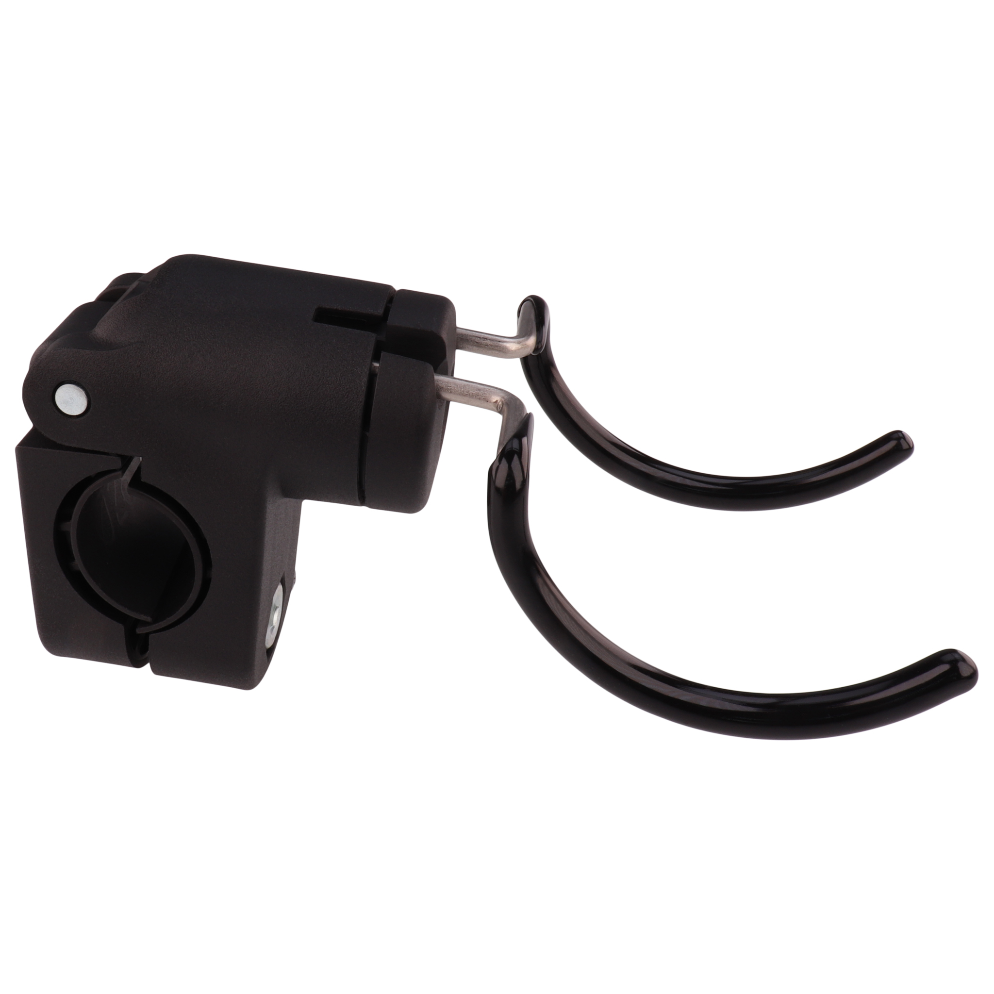 Werkzeug-Doppelhaken FX R35-67, 150x67x50, Kunststoff / Stahl, schwarz Werkzeug-Doppelhaken FX R35-67, 150x67x50, Kunststoff / Stahl, schwarz