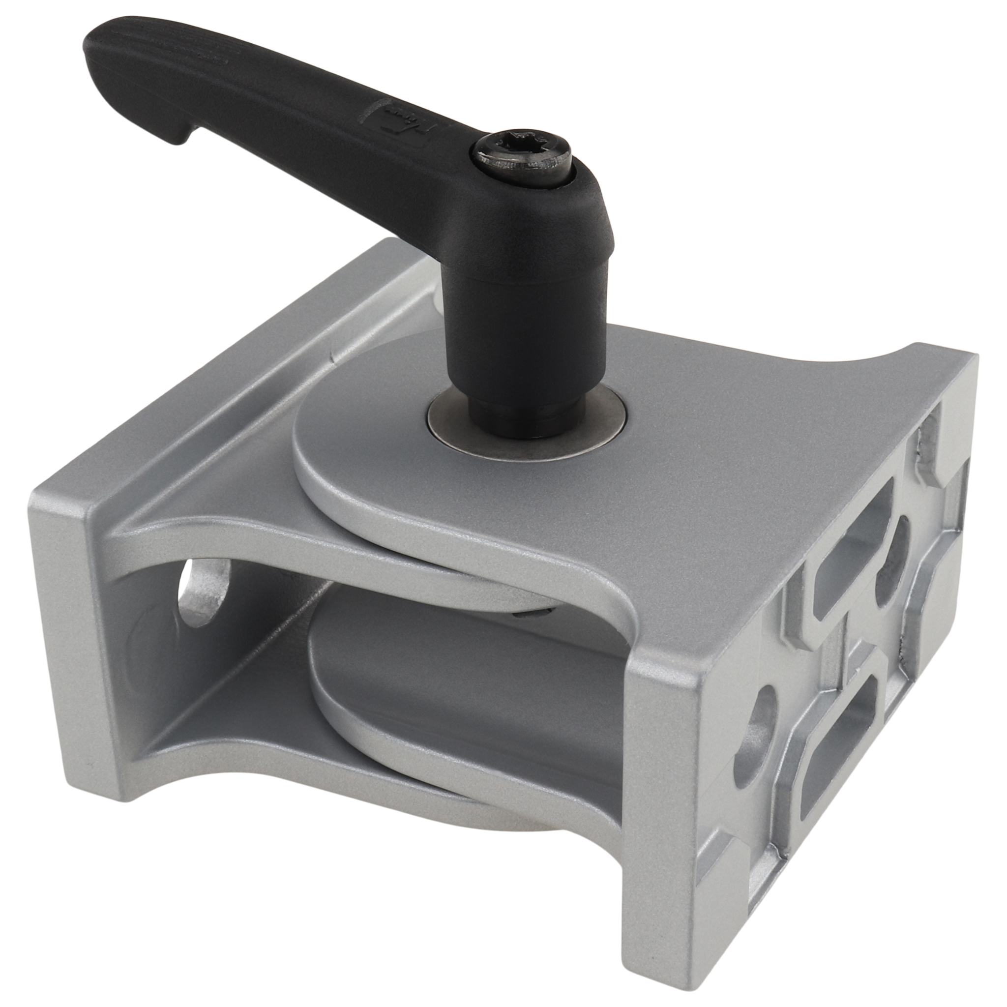 Pivot Joint, 30x60x45, Aluminum die-cast, powder-coated, aluminum colored