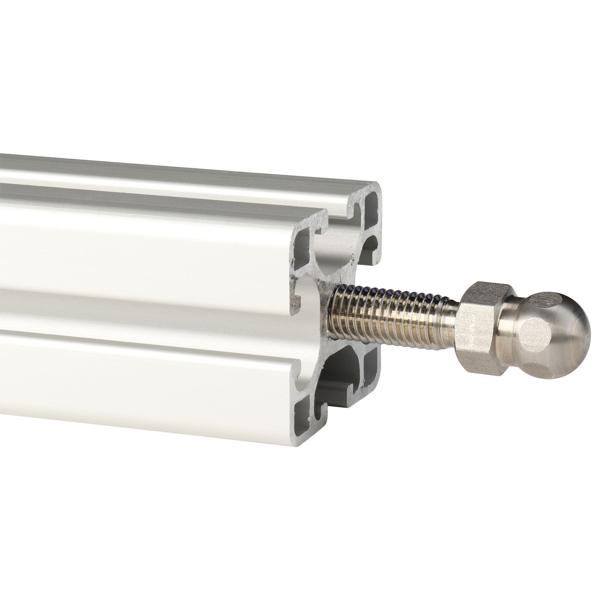 Rod, Threaded Rod, M8x40, Stainless steel, blanc
