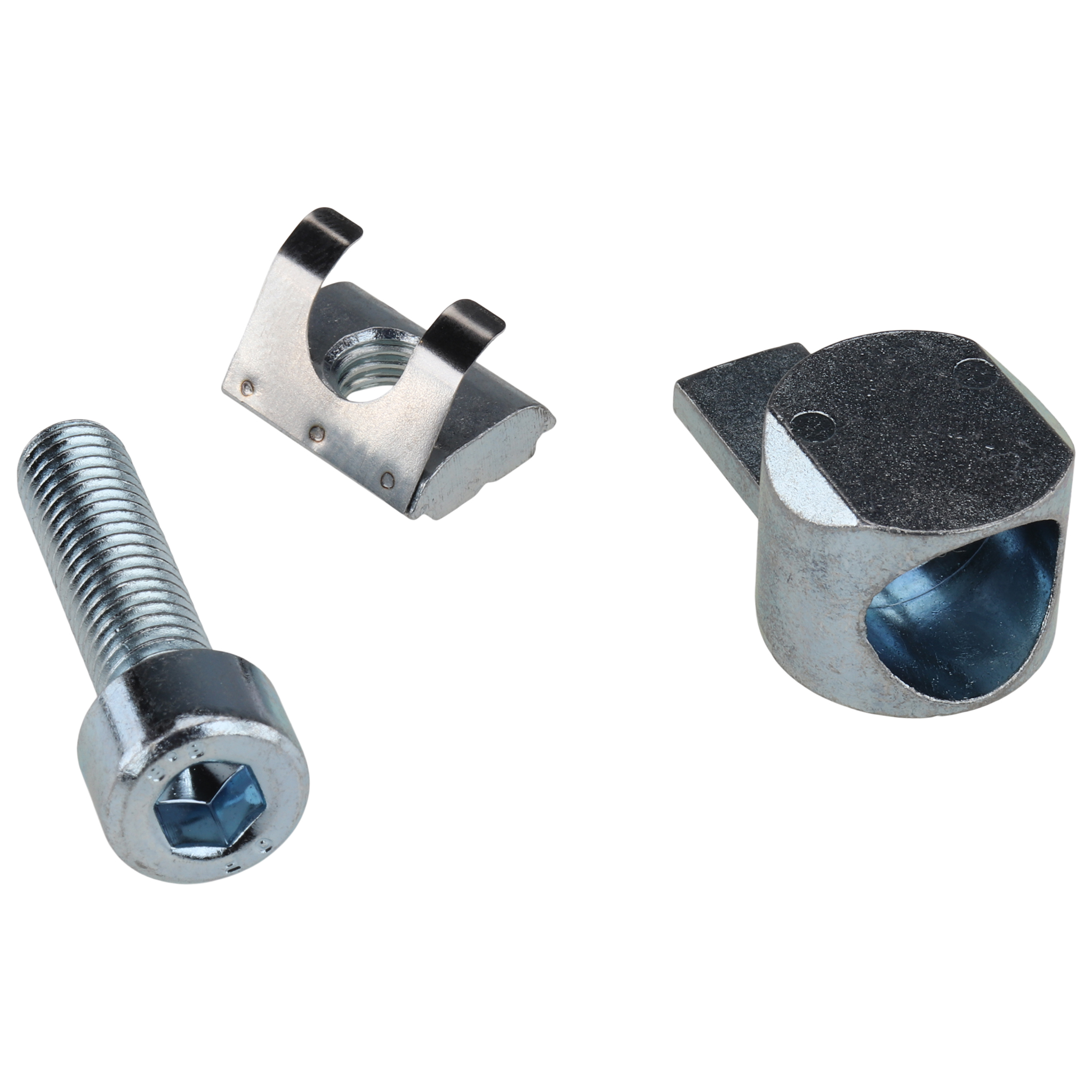 Connector, Universal Connector, D20x16, Zinc die-cast, blanc