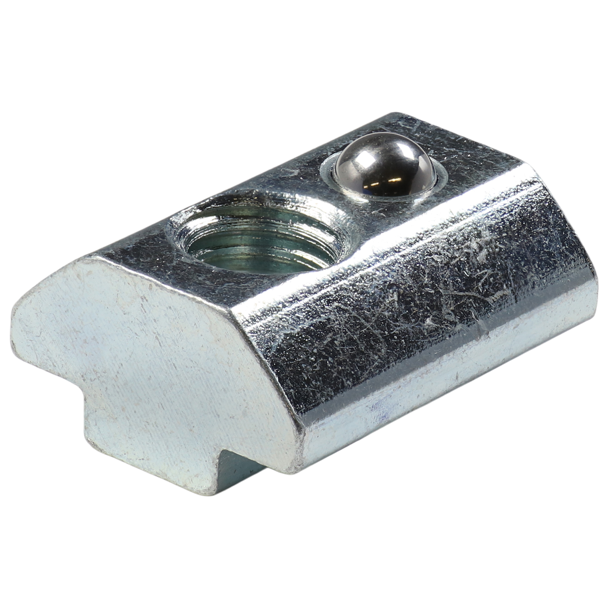 T-slot Nut M8, Slot 8, Type I, self-aligning, Steel, zink plated