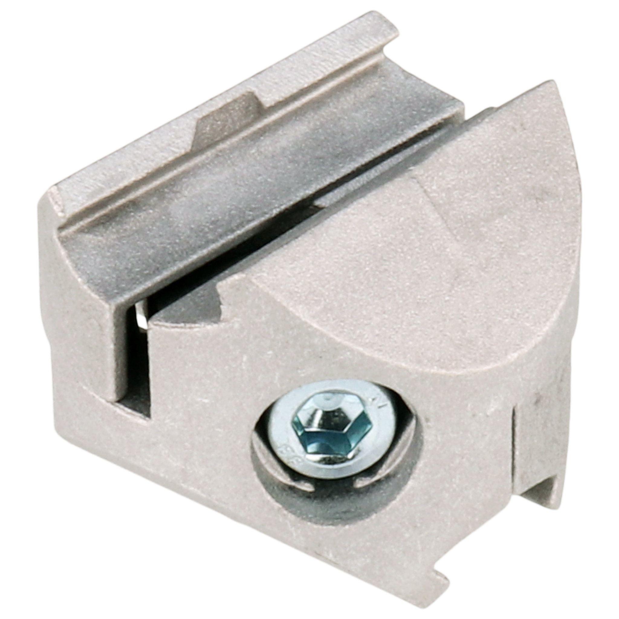 Connector, Cross Connector, 35x40x40, Aluminum die-cast, aluminum colored