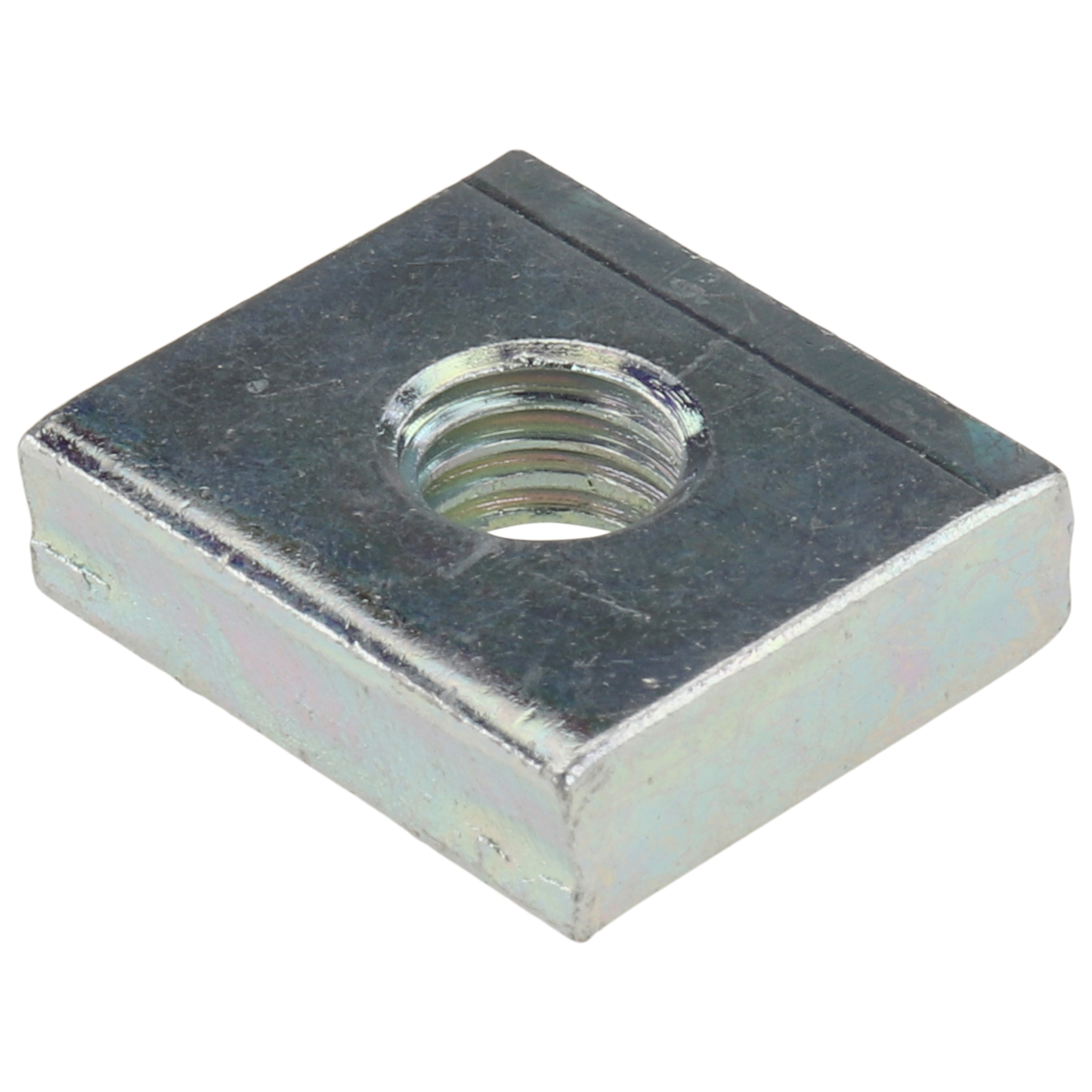 Gewindeplatte M8, 20x18x6, Stahl, verzinkt Gewindeplatte M8, 20x18x6, Stahl, verzinkt