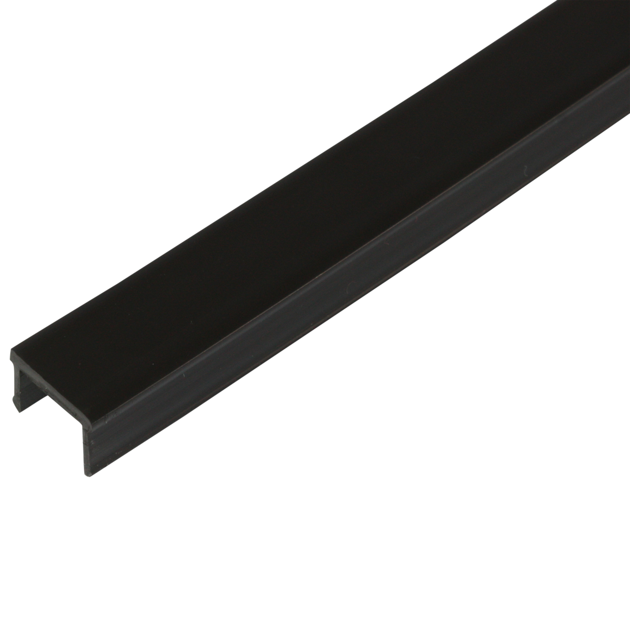 Cover Profile Strip, 11.5x7.5x1000, Plastic PP, black