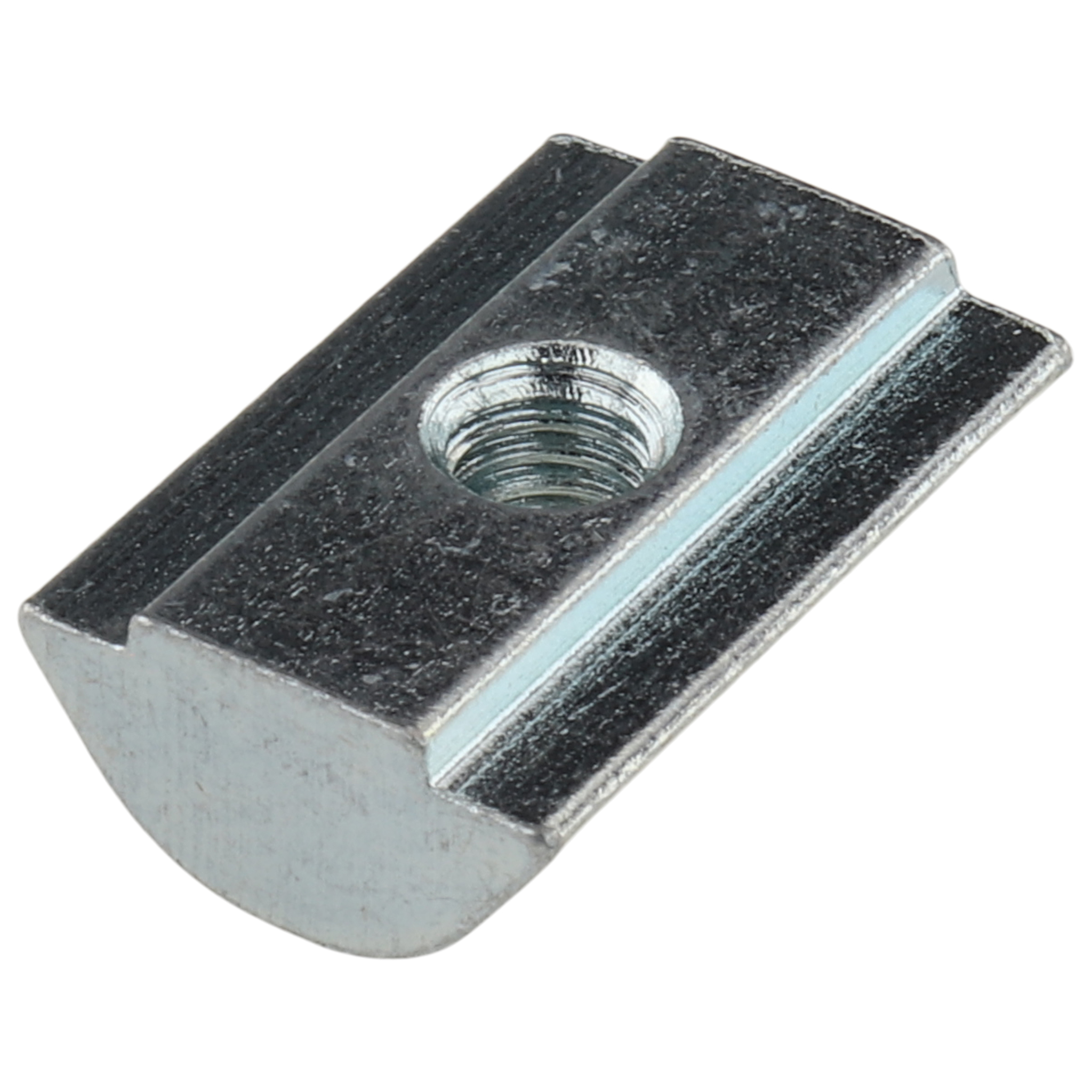 T-slot Nut M4, Slot 6, self-aligning, Steel, zink plated