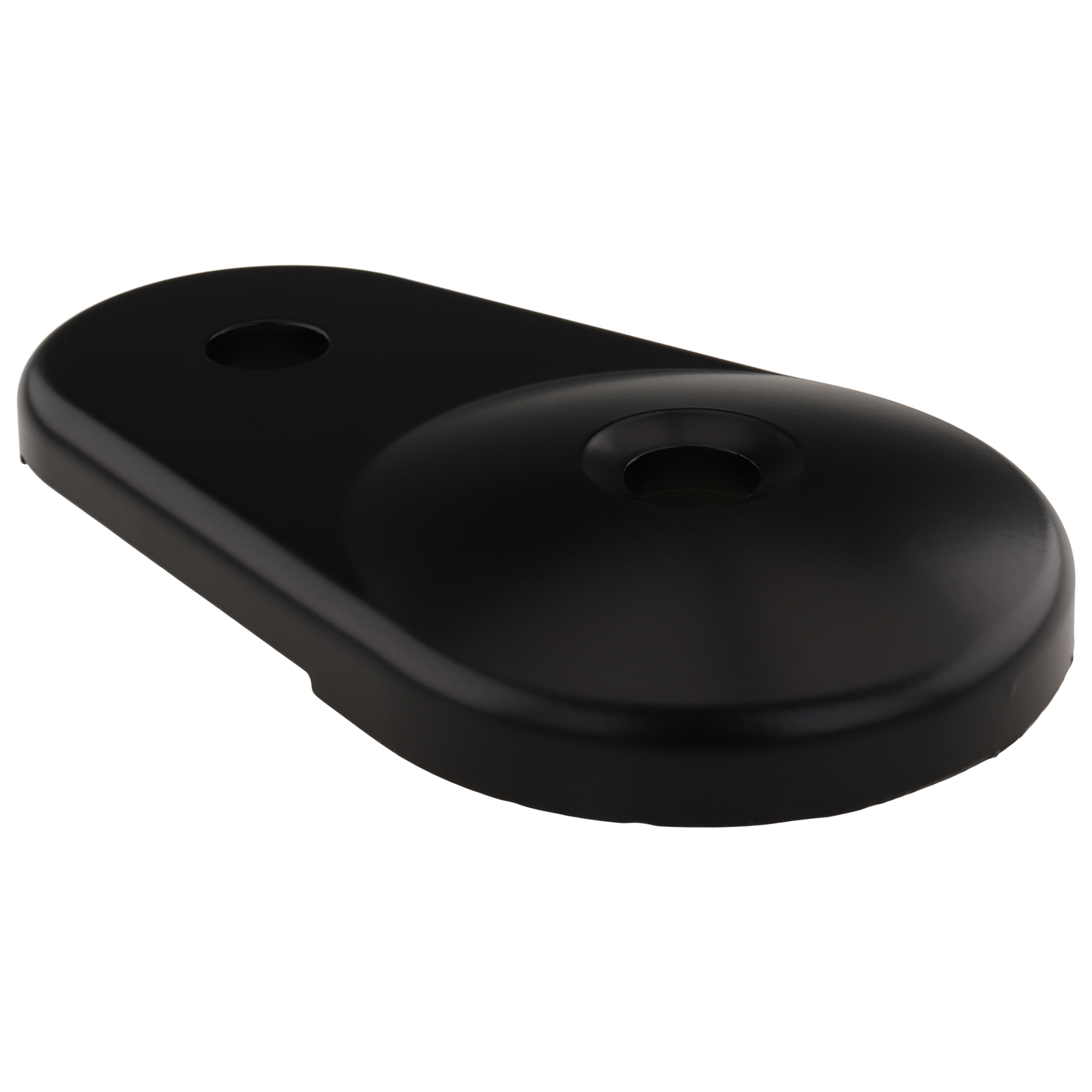 Base, Base Plate, 80, Zinc die-cast, powder-coated, black