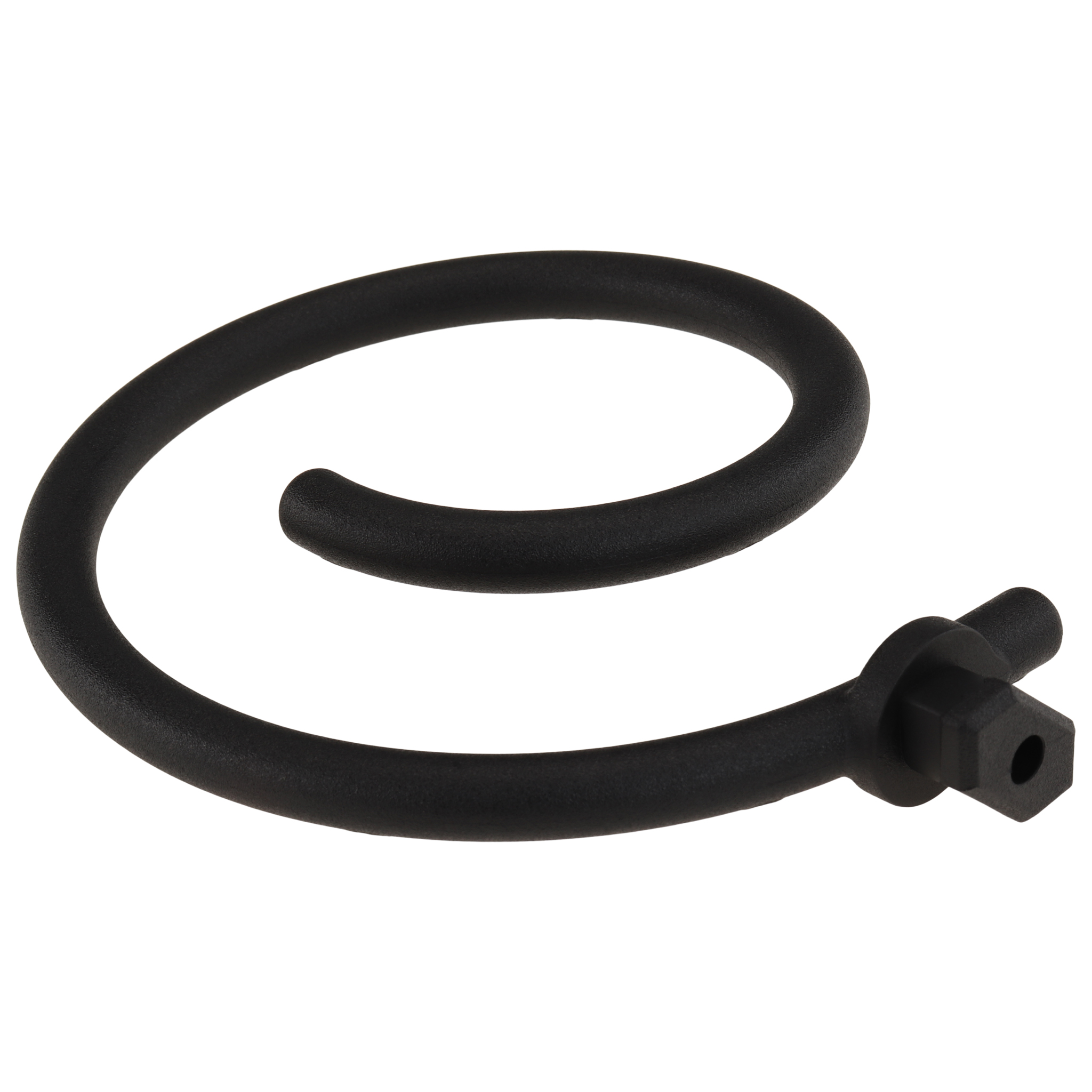 Cable Fixation Block, Ring Cable Binder, 80x20x100, Plastic PA glass ball reinforced, raw, black