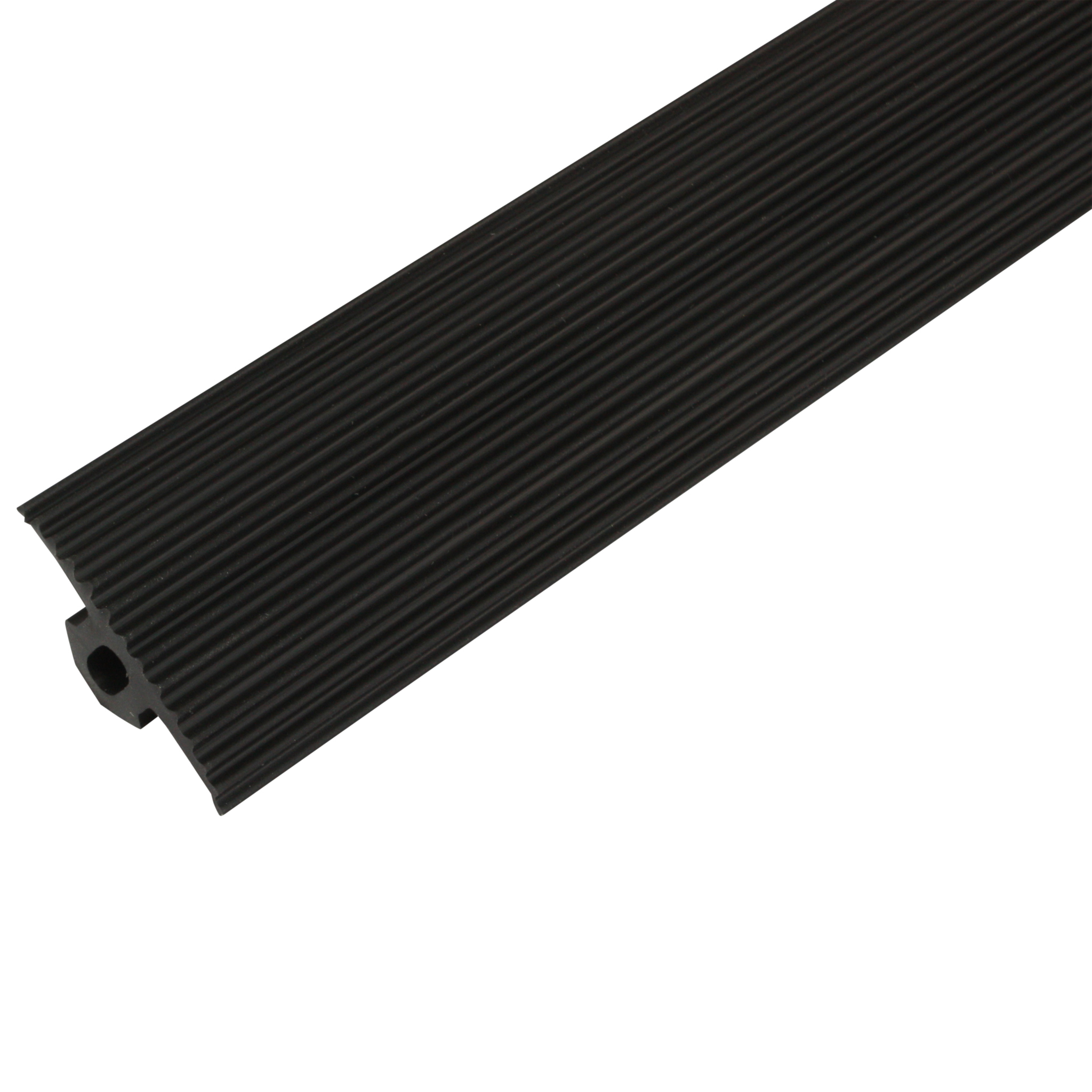 Cover Profile Strip, 23x11x1000, Rubber NBR, approx. 80 Shore A, black