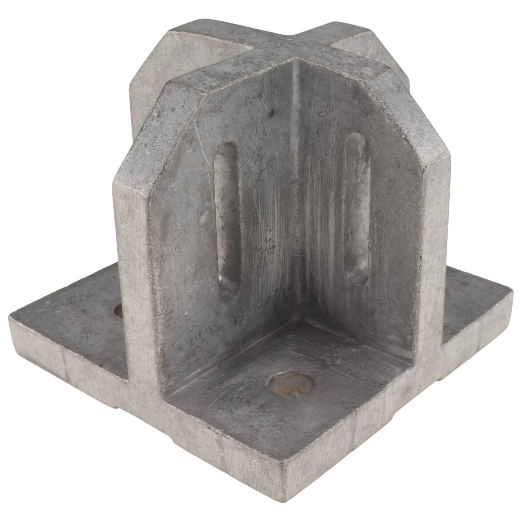 Bracket, Foot Console, 120x120x102.5, Aluminum die-cast, blanc