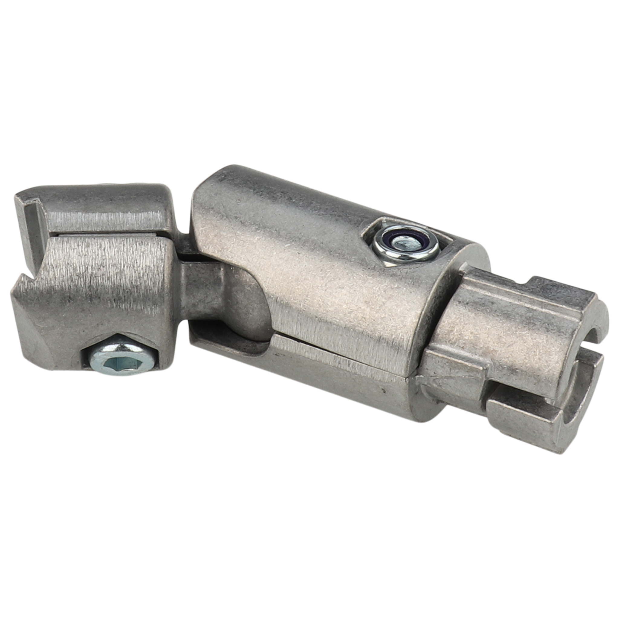 Connector, Inner Ball Connector D28, D28x95, Aluminum die-cast, blanc, aluminum colored