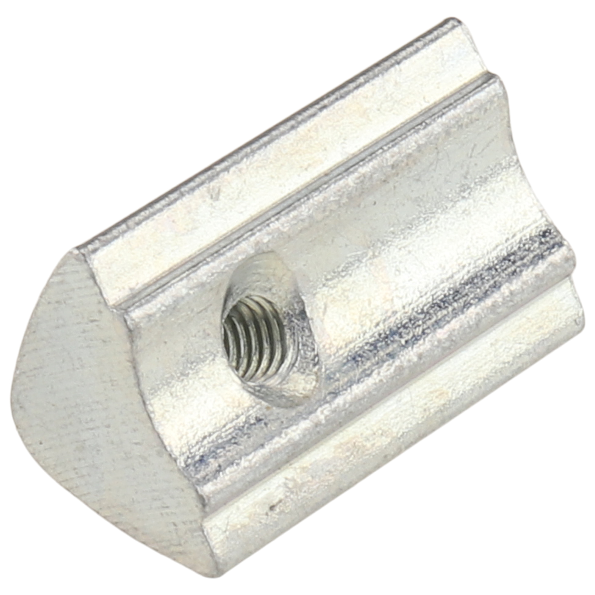 Nutenstein M3, Nut 6, Typ I, mit Steg, Stahl, verzinkt Nutenstein M3, Nut 6, Typ I, mit Steg, Stahl, verzinkt