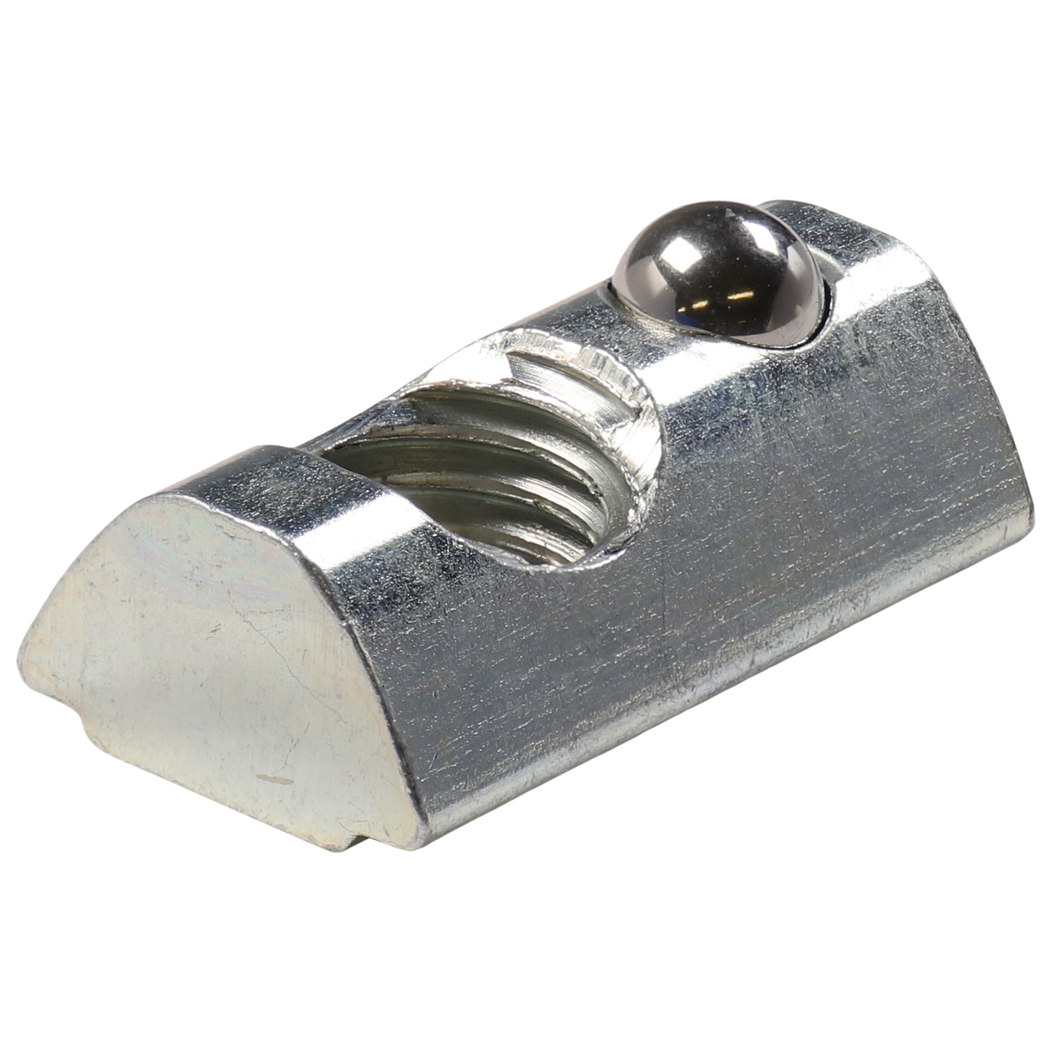 T-slot Nut M8, Slot 8, self-aligning, Steel, zink plated