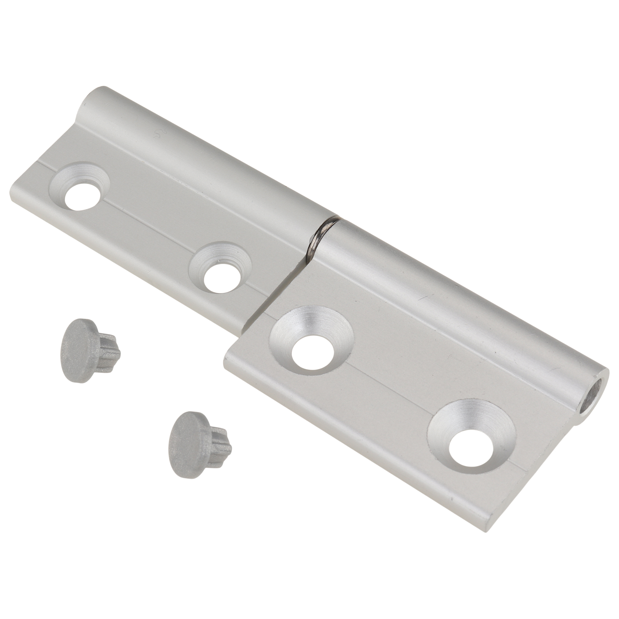 Concealed Hinge, 20x25, Aluminum, anodized, aluminum colored