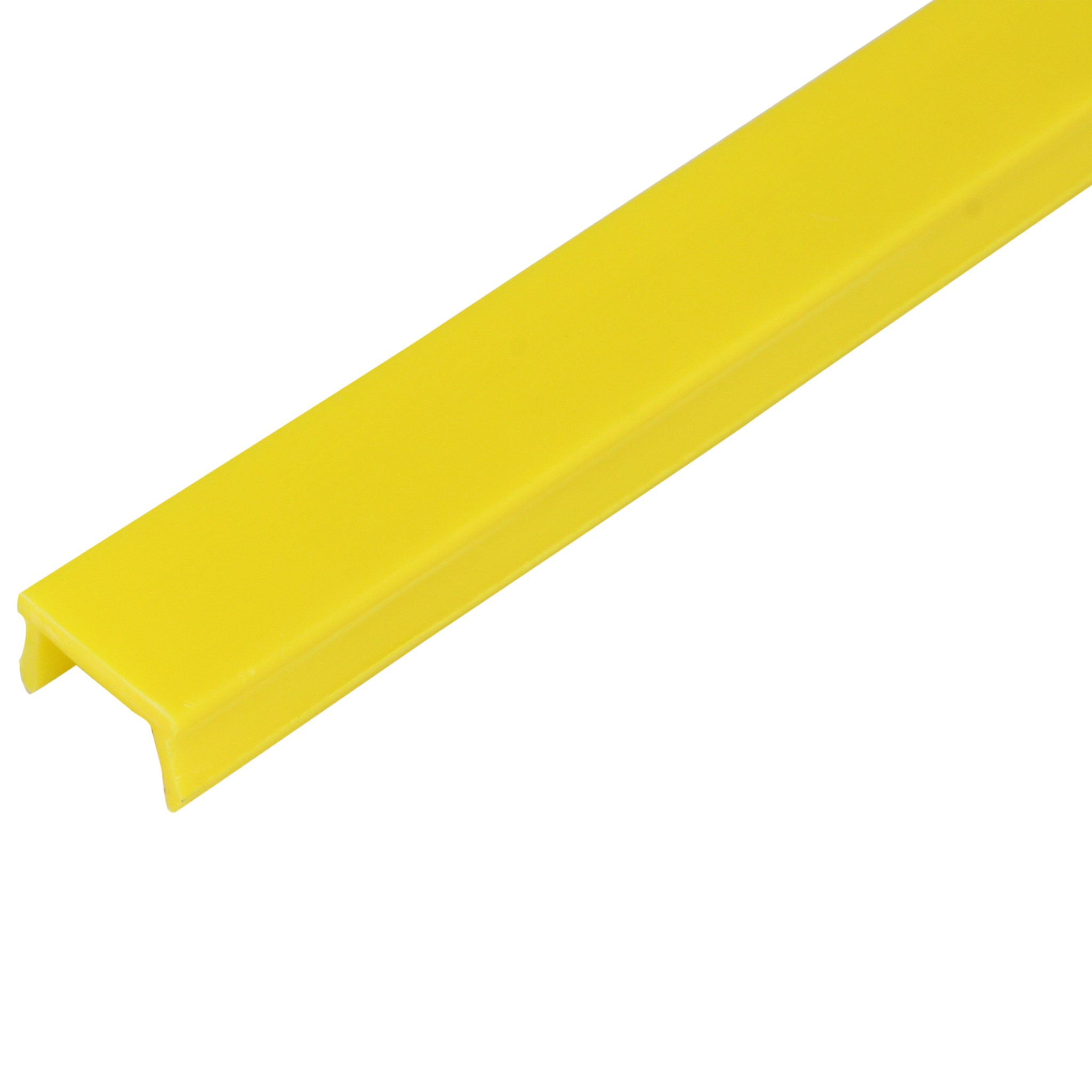 Cover Profile Strip, 11.5x7.5x1000, Plastic PP, yellow