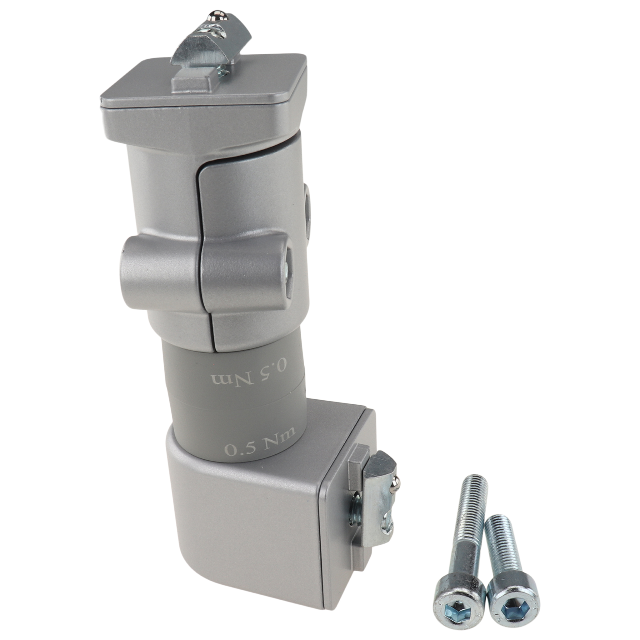 End Friction Joint, 40x40x130, Aluminum die-cast, laquered, aluminum colored