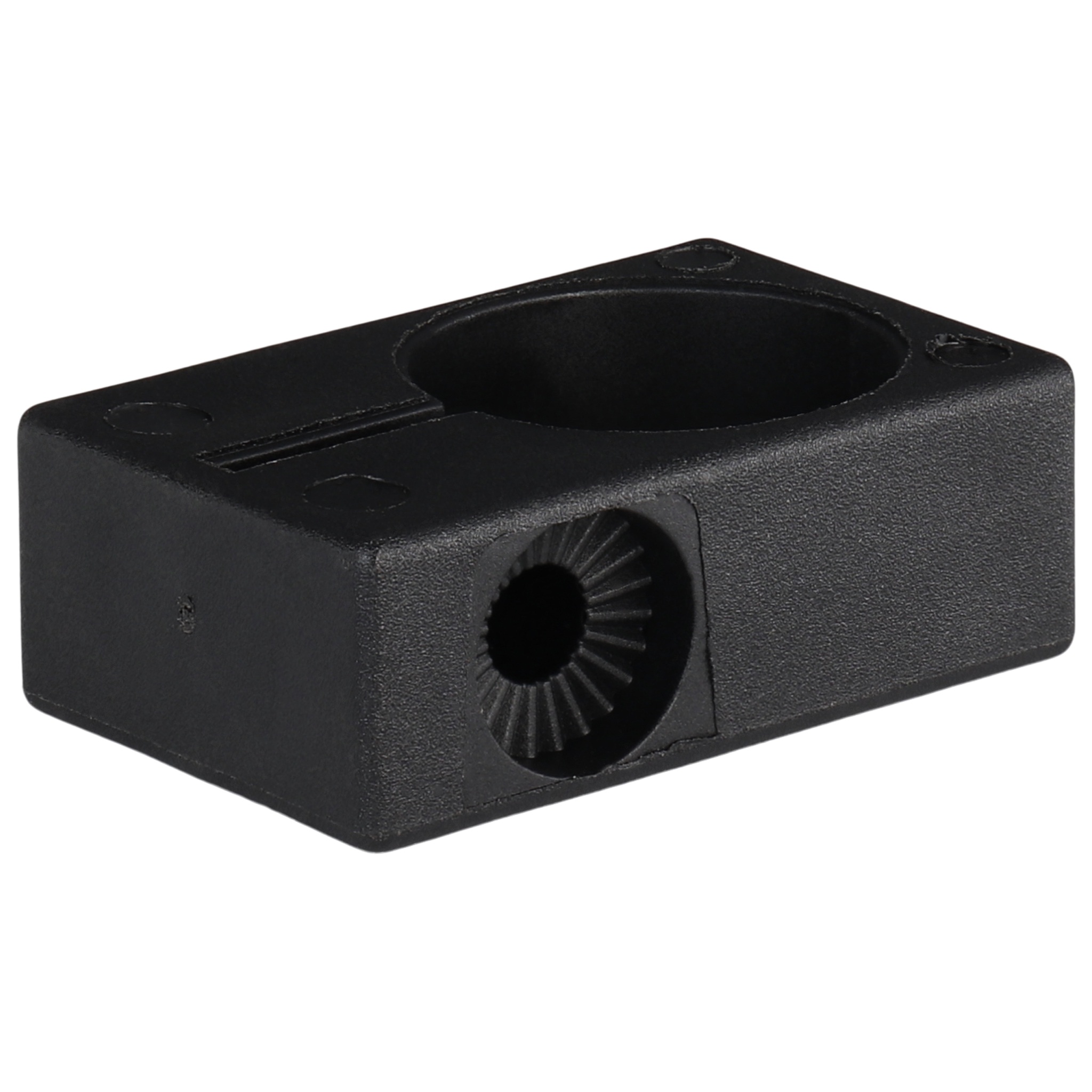Sensor Mounting Block, 34x22x12, Plastic PA reinforced, black