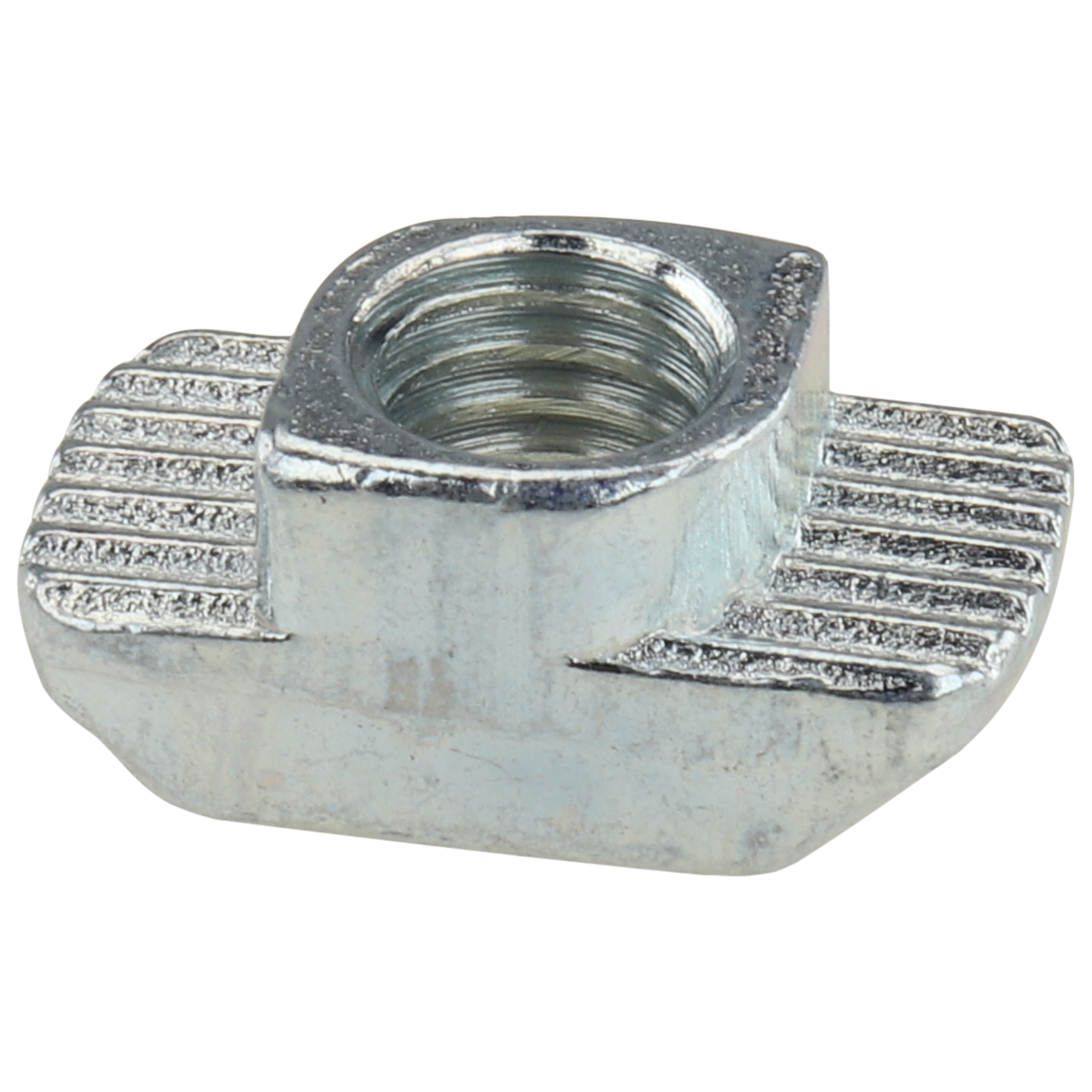 Hammermutter M6, Nut 8, Typ I, mit Steg, Stahl, verzinkt Hammermutter M6, Nut 8, Typ I, mit Steg, Stahl, verzinkt