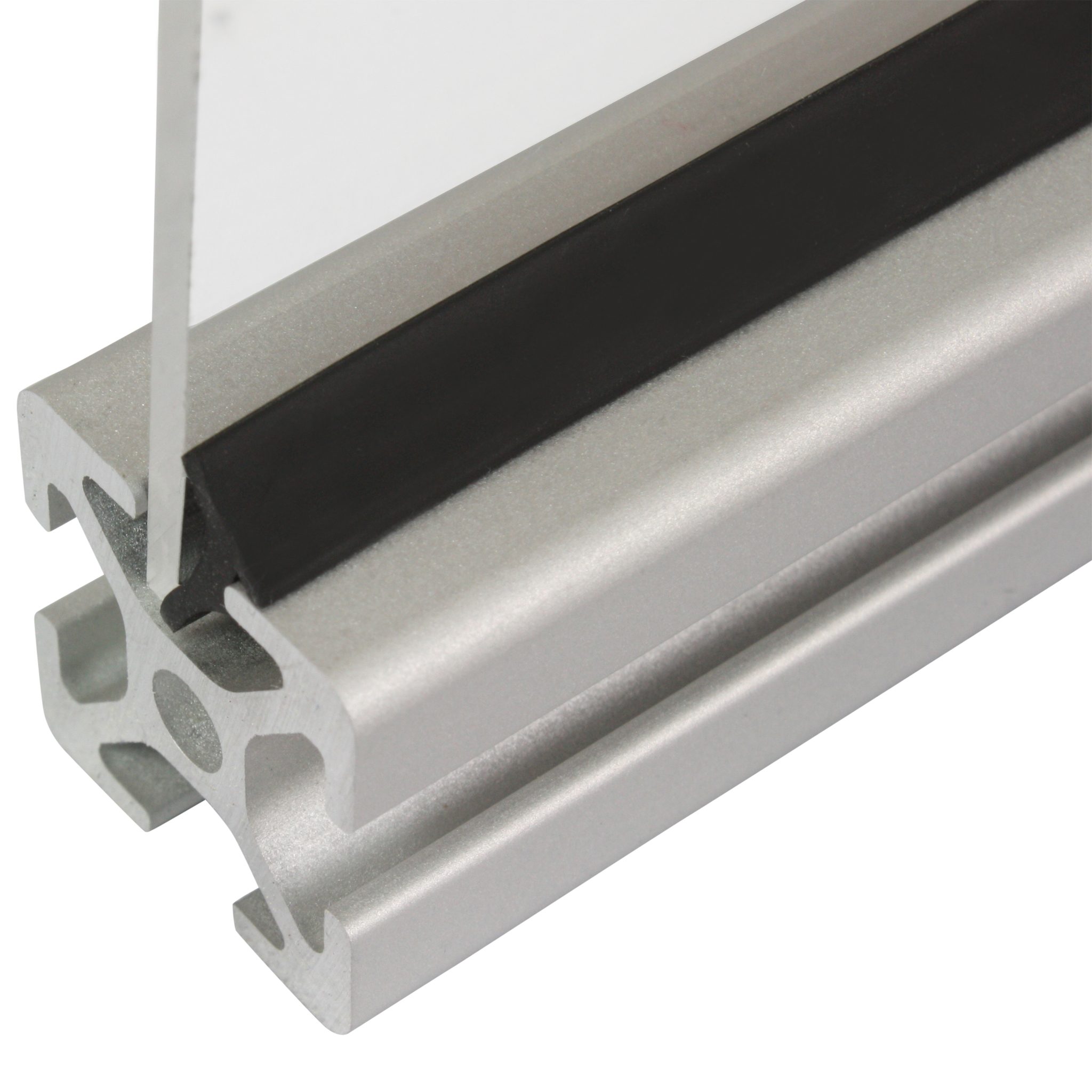 Plug-In Profile, 8x6x1000, Plastic TPE, black