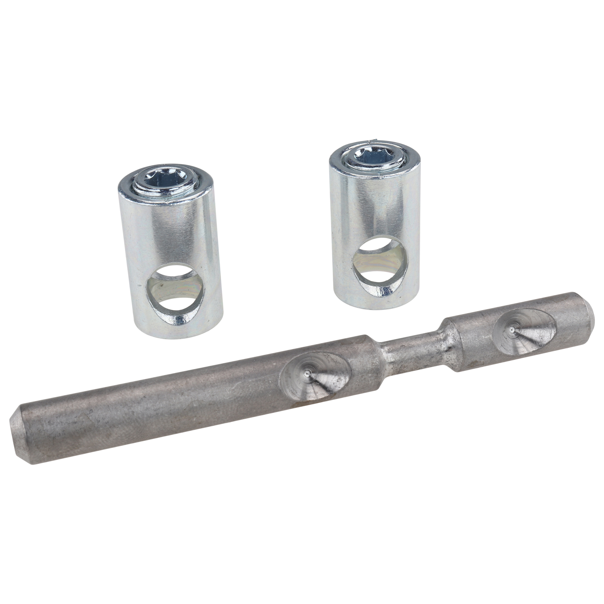 Connector, Central Connector, 100x28x17, steel / stainless steel, zink plated