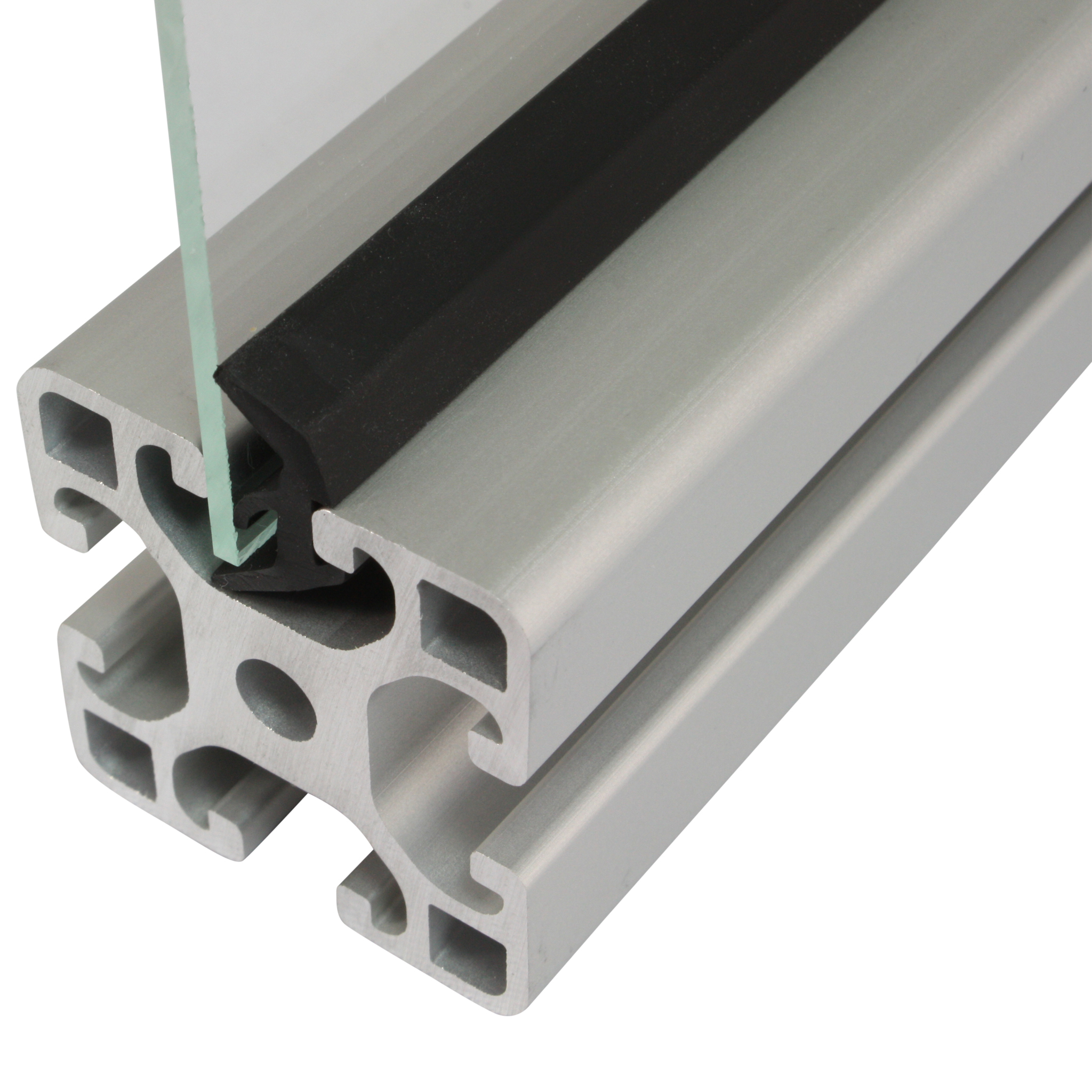 Plug-In Profile, 11.8x18x1000, Plastic TPE, black