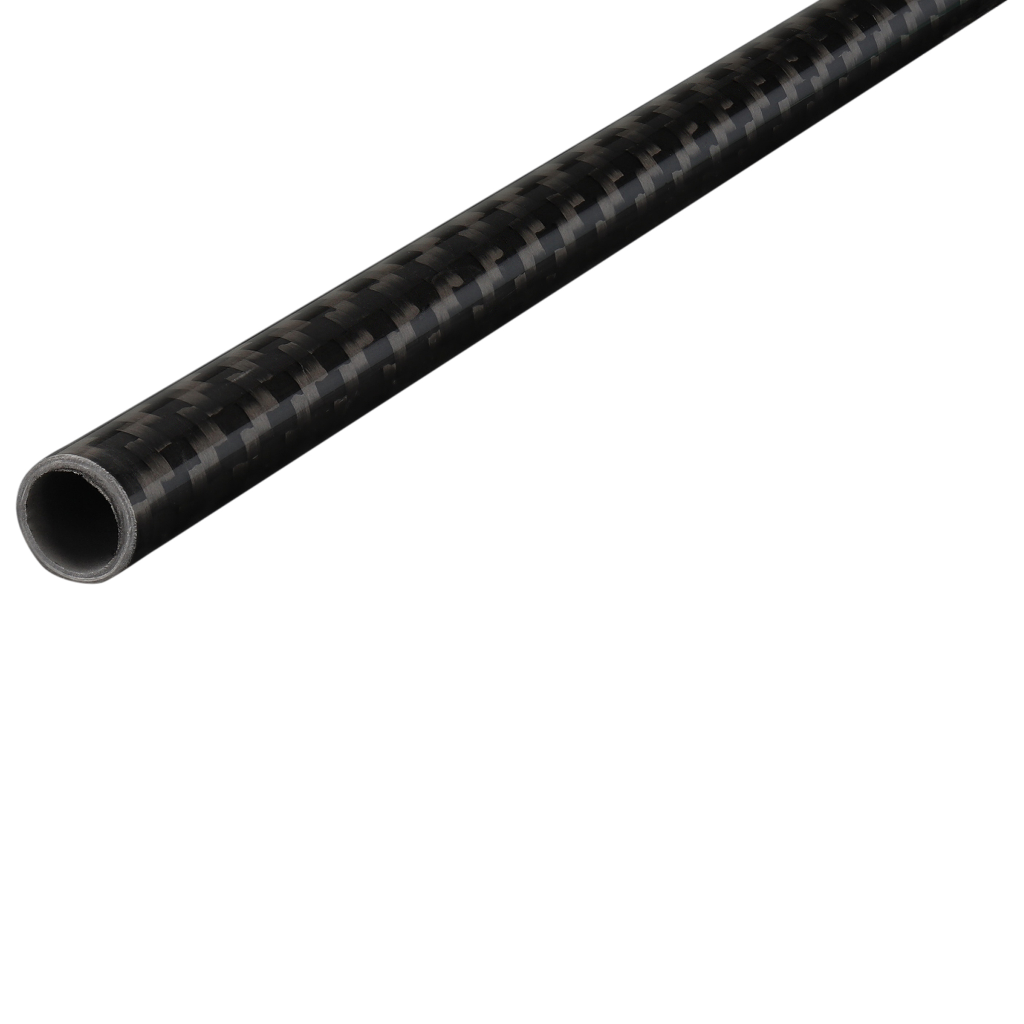 Tube, 10±0.15x8x2m, CFRP - carbon, laquered