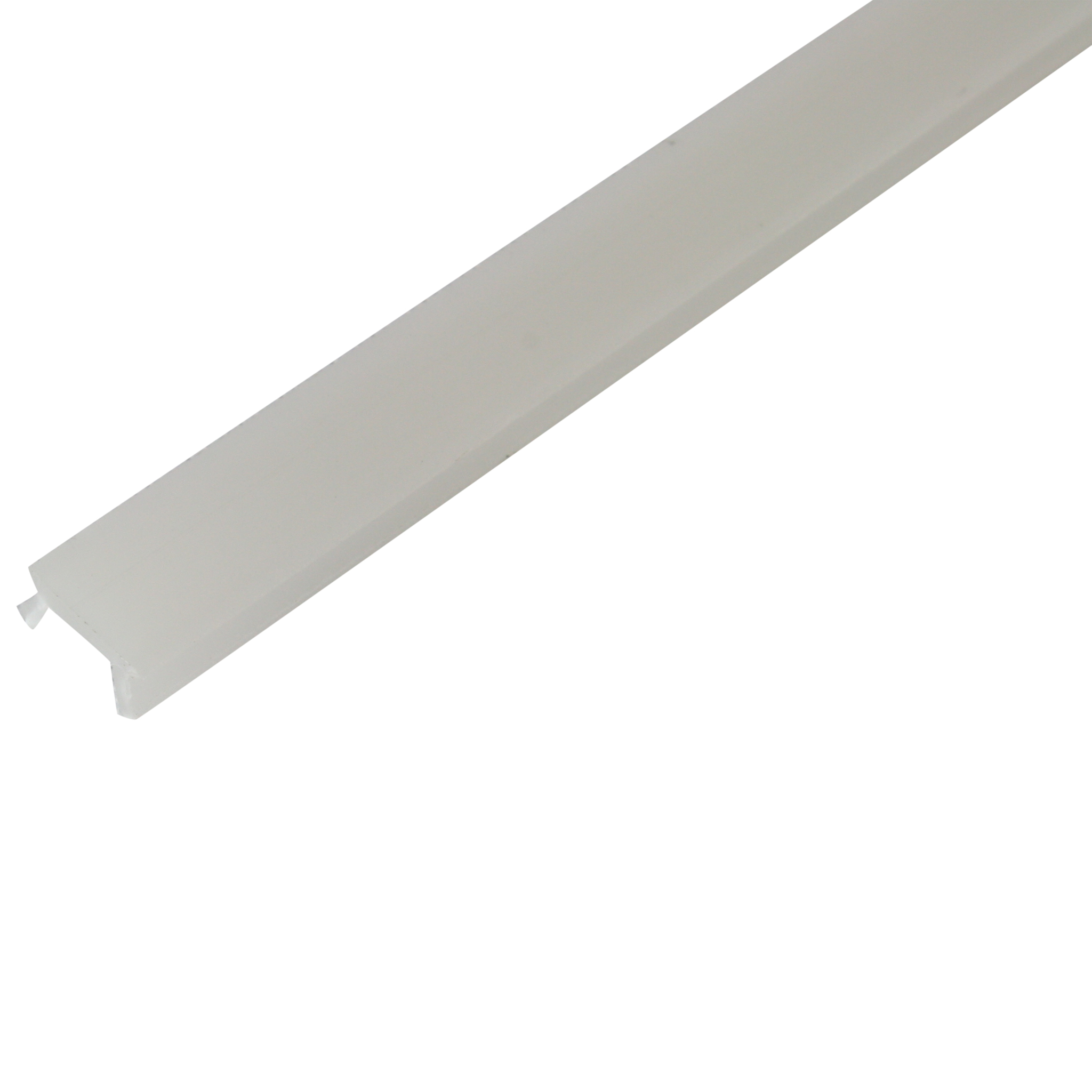 Cover Profile Strip, 7.4x3.7x1000, Plastic PP, nature