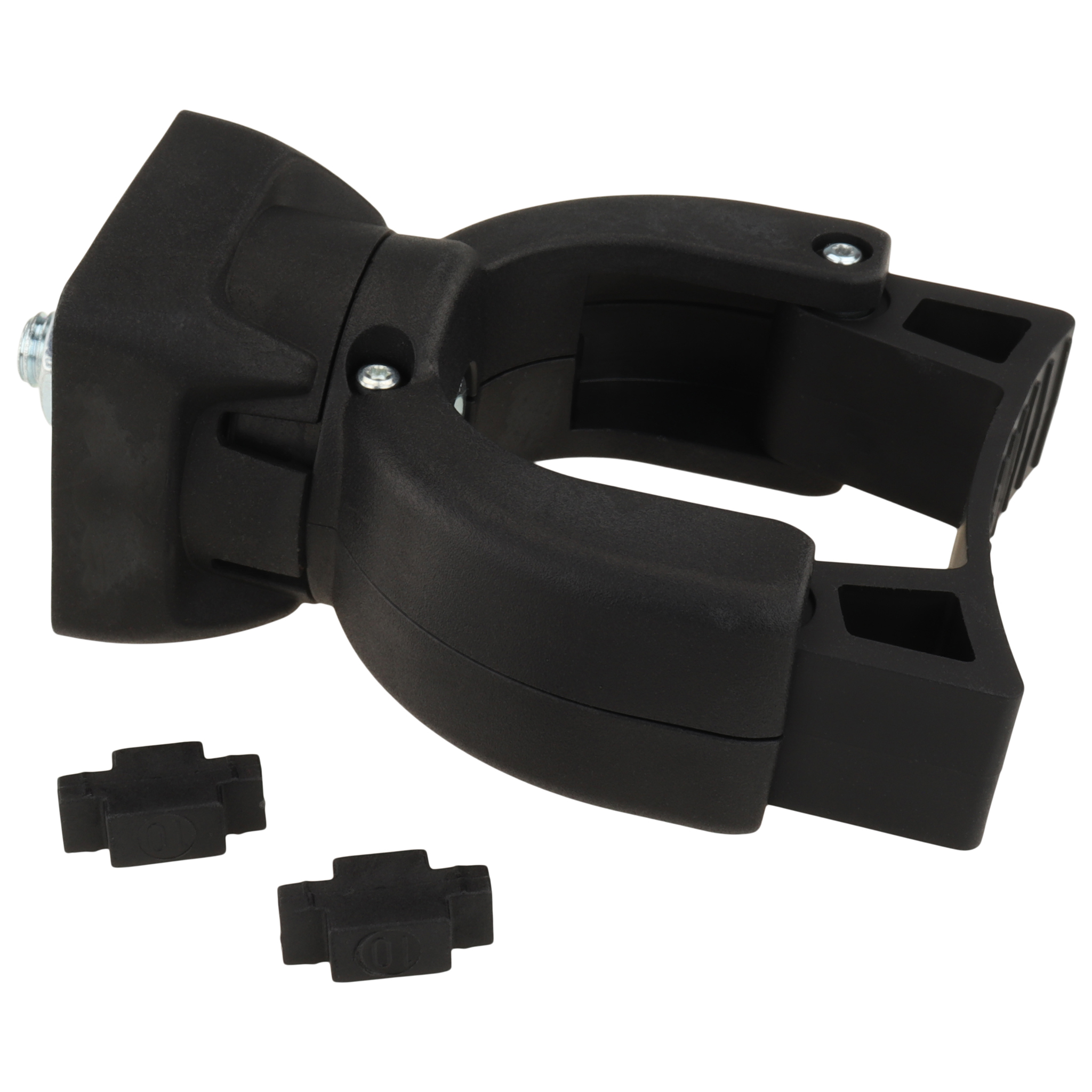 Broom Holder FLEX FX 20-30, 90x72x40, Plastic / steel, black