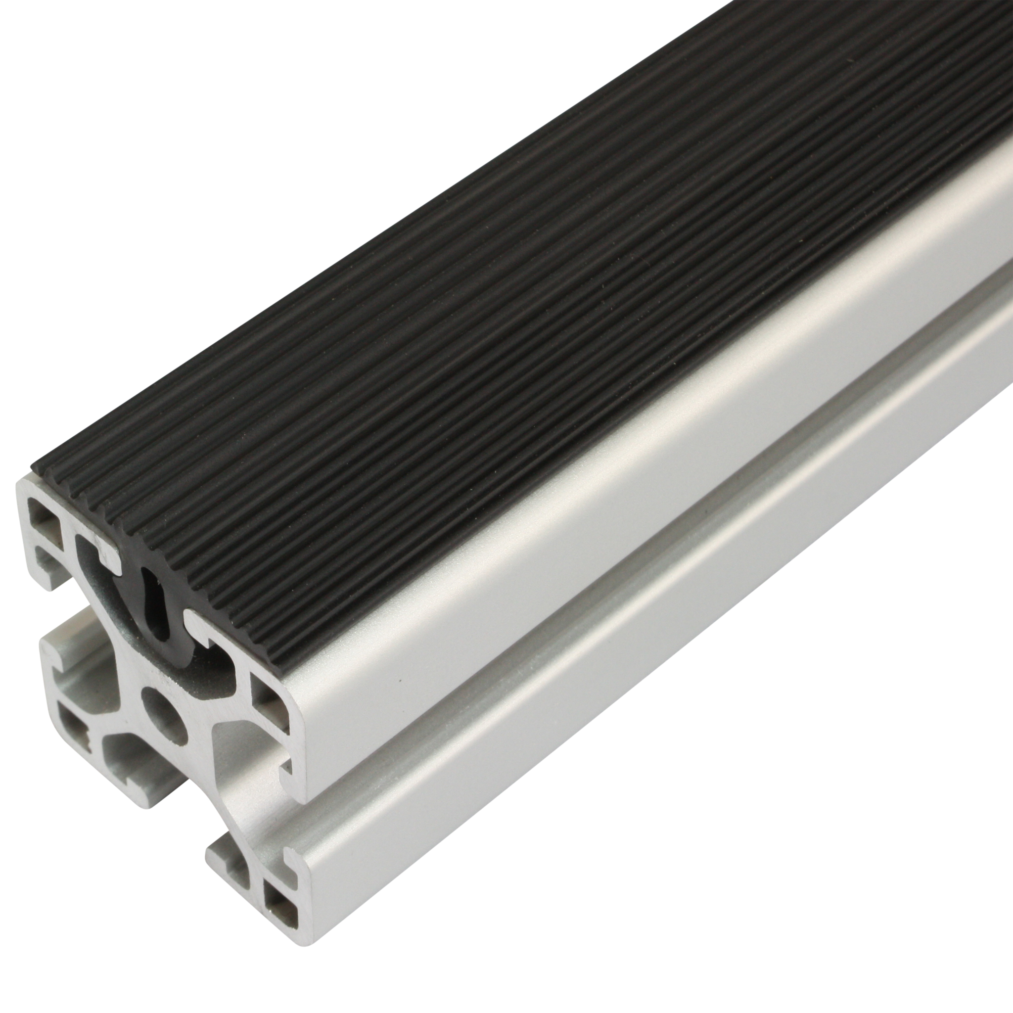 Cover Profile Strip, 23x11x1000, Rubber NBR, approx. 80 Shore A, black
