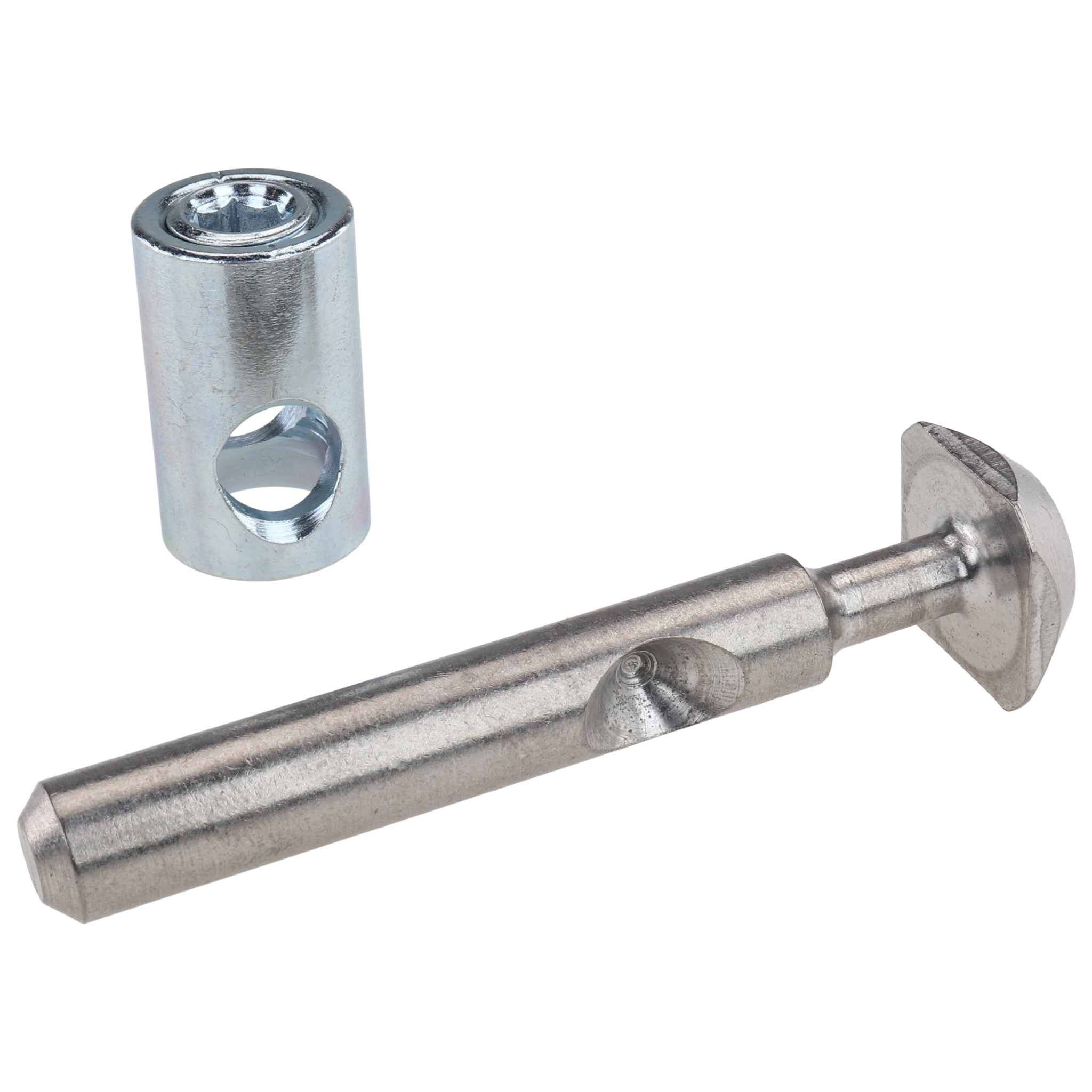 Connector, Central Connector, 75x28x18, steel / stainless steel, zink plated