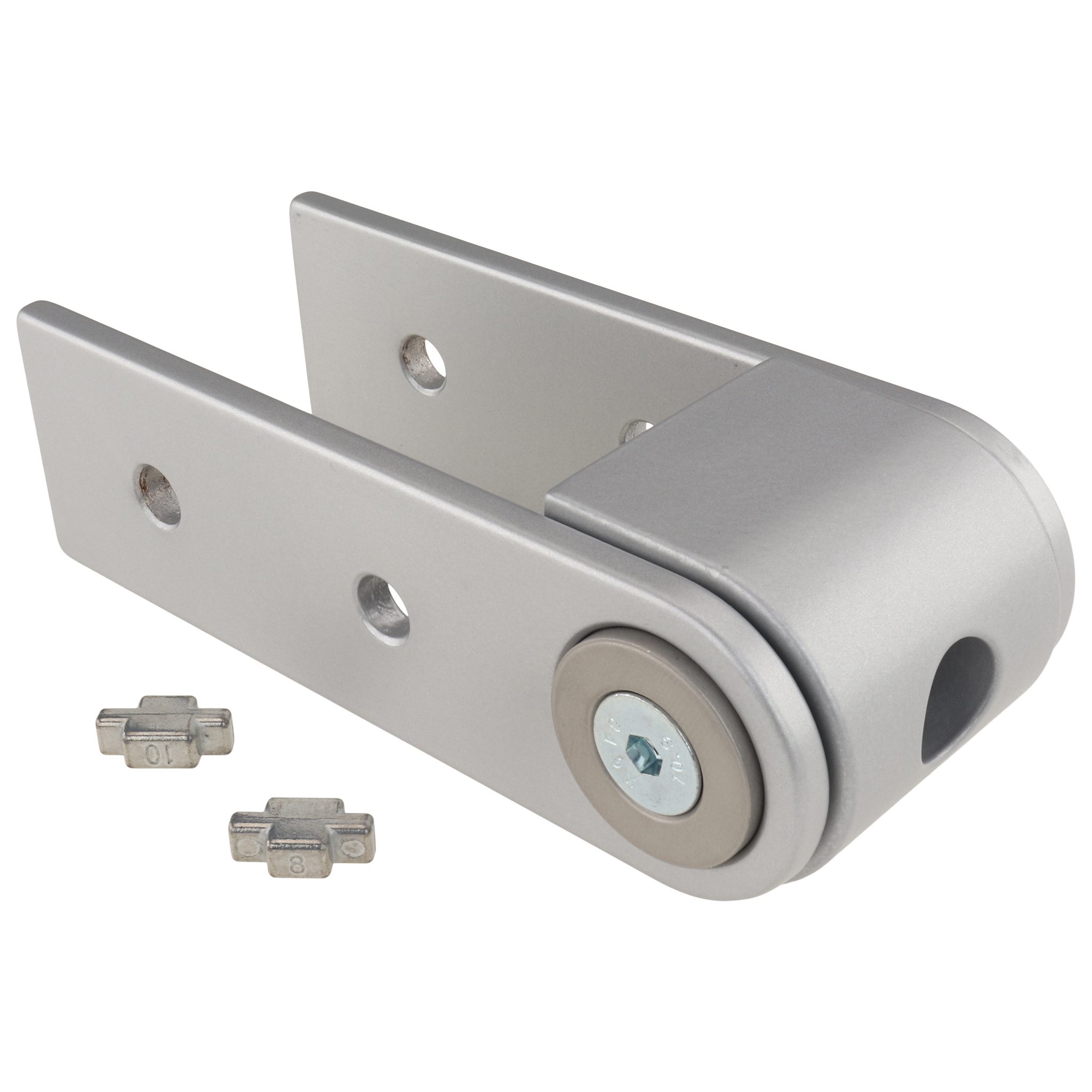 Pivot Joint, 45x45x142, Aluminum die-cast, powder-coated, aluminum colored