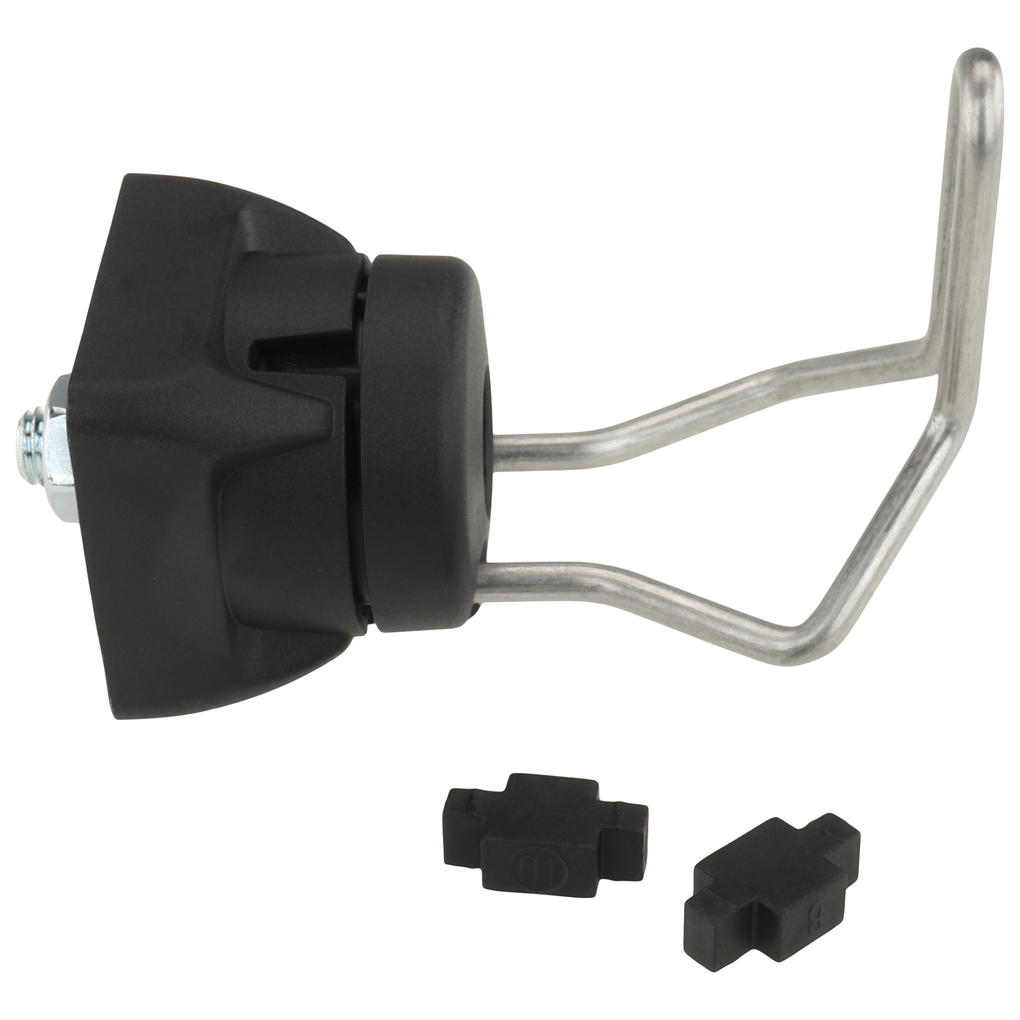 Cloth Clip FX, 79x47x40, Plastic / steel / stainless steel, blanc, black