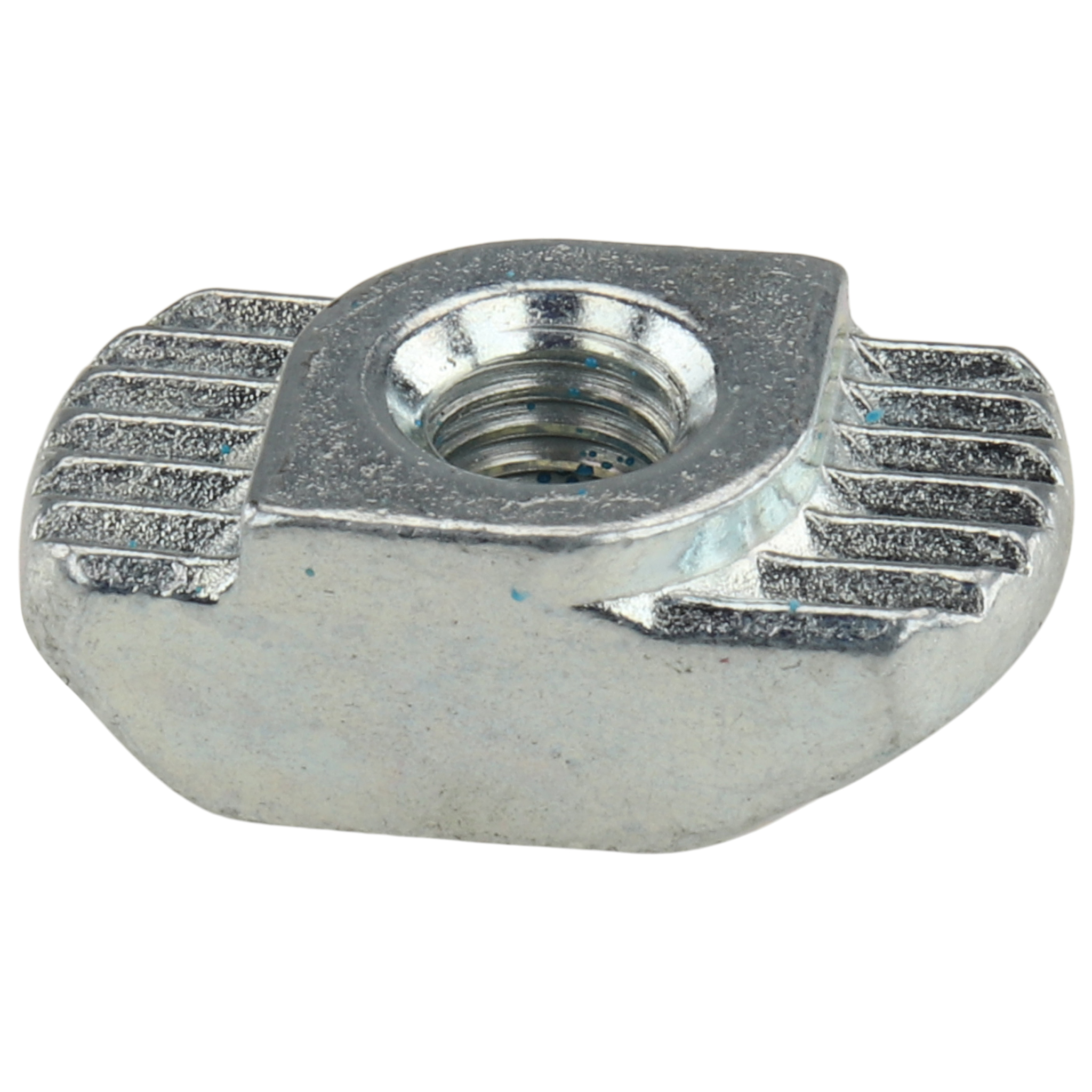 Hammermutter M5, Nut 10, Typ B, mit Drehhilfe , Stahl, verzinkt Hammermutter M5, Nut 10, Typ B, mit Drehhilfe , Stahl, verzinkt