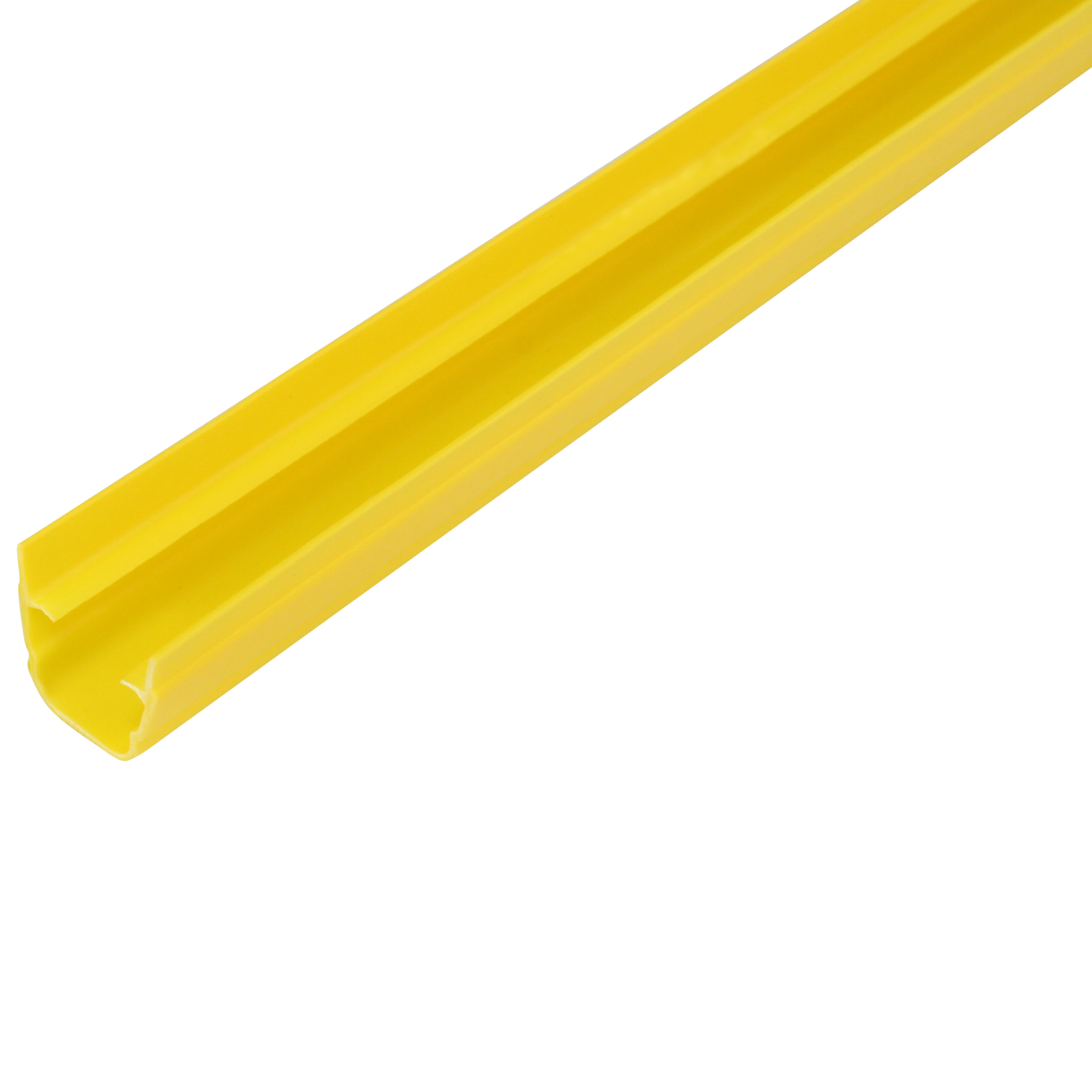 Cover and Reductionprofile, 9.4x12x1000, Plastic PP, yellow