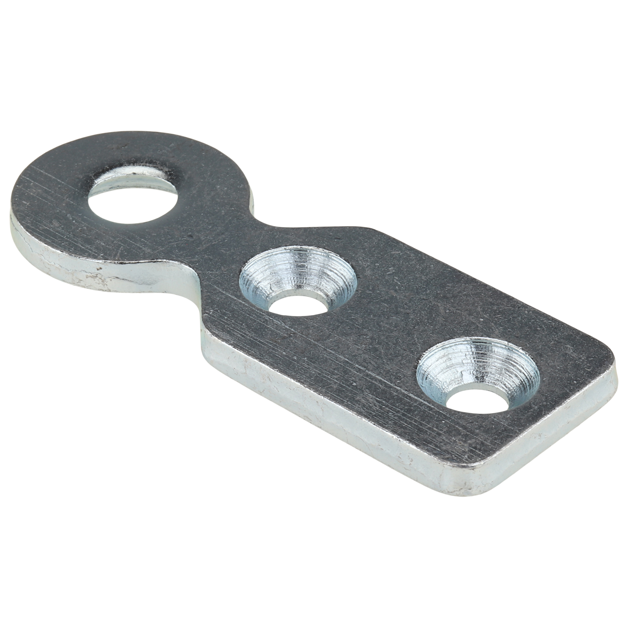 T-Connector Plate, 74x28x5, Steel, zink plated