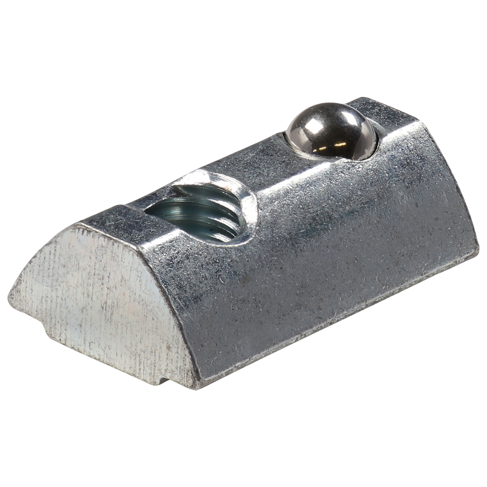 T-slot Nut M6, Slot 8, self-aligning, Steel, zink plated