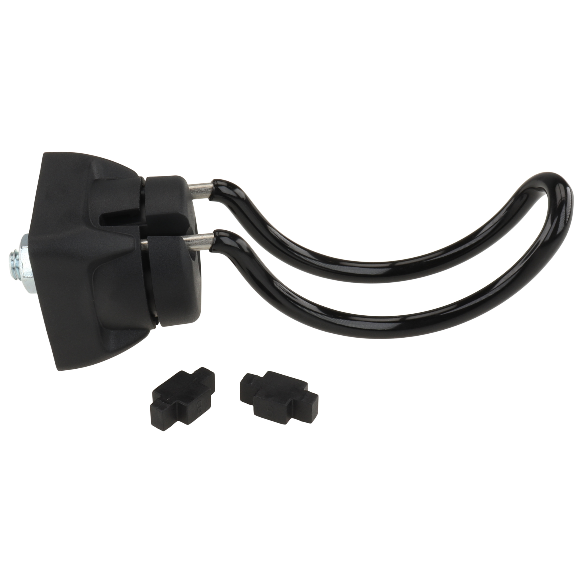 Tool Hook FX R35-27, 123x40x40, Plastic / steel / stainless steel, PVC coated, black