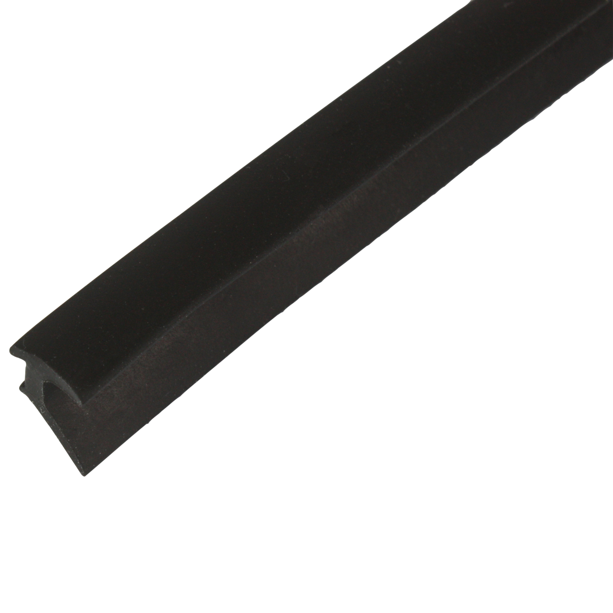 Plug-In Profile, 7x8.7x1000, Plastic TPE, black
