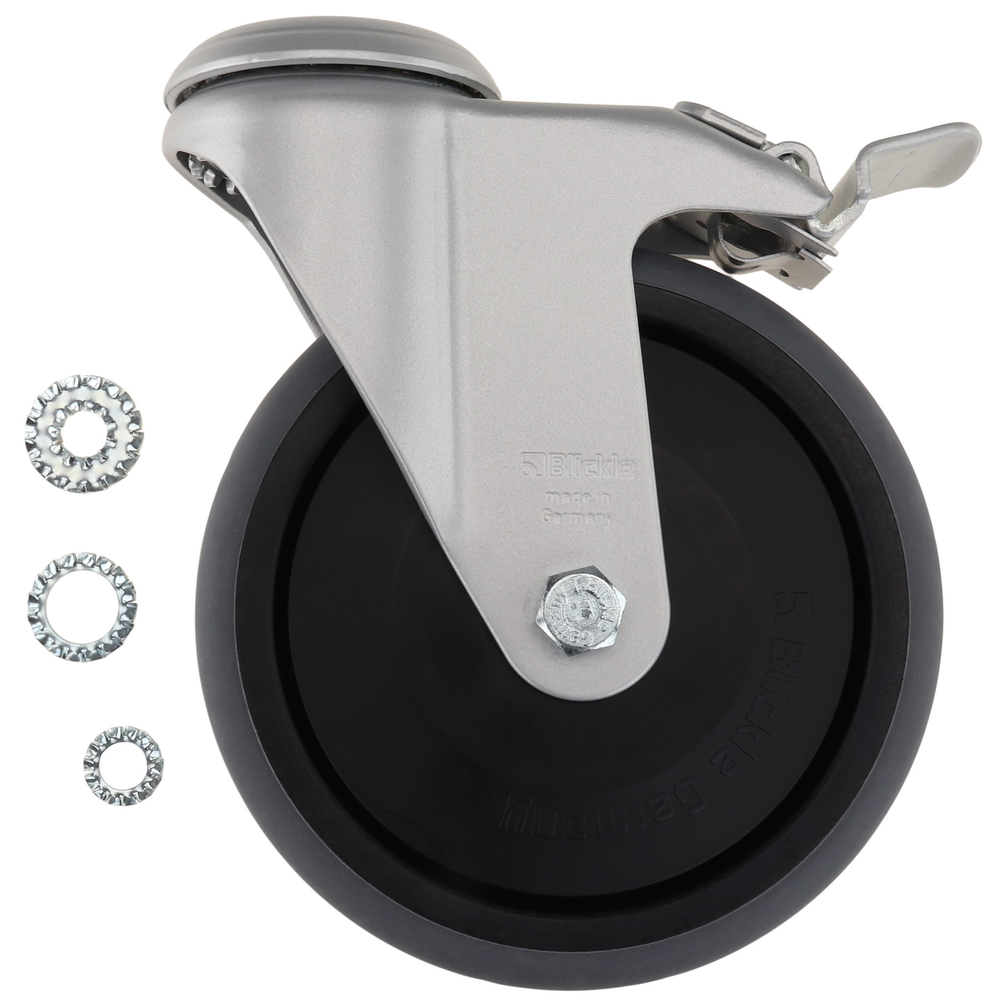 Rolle, Lenkrolle, D125, Radkörper PP, schwarz