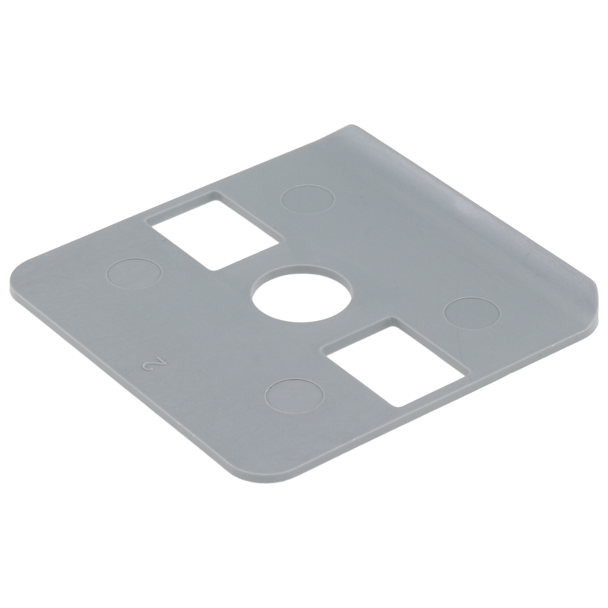 Seal, Radius Seal, 40x40x1, Plastic PA reinforced, grey