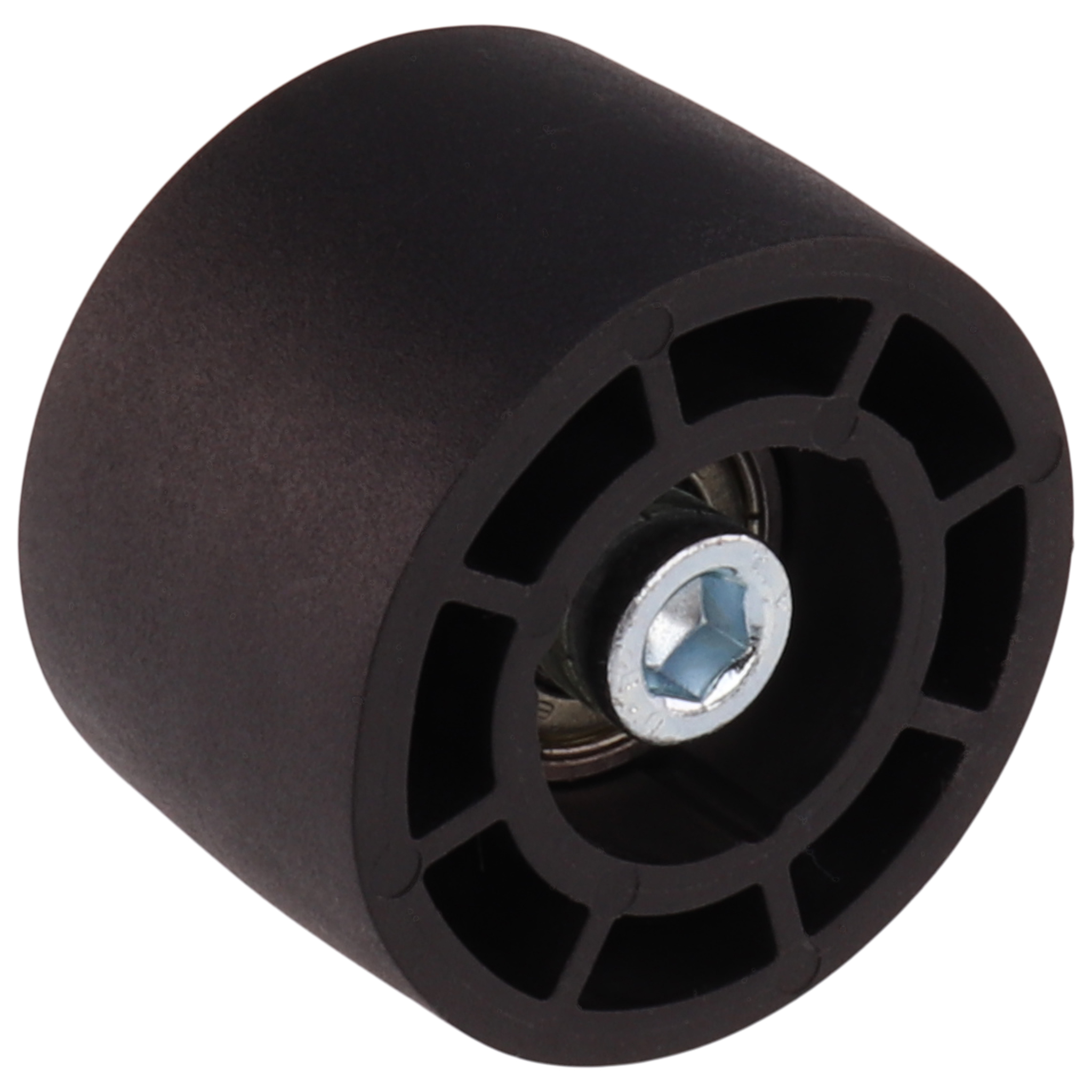Roller, 25x38.8x38.8, Plastic PA glass ball reinforced, black