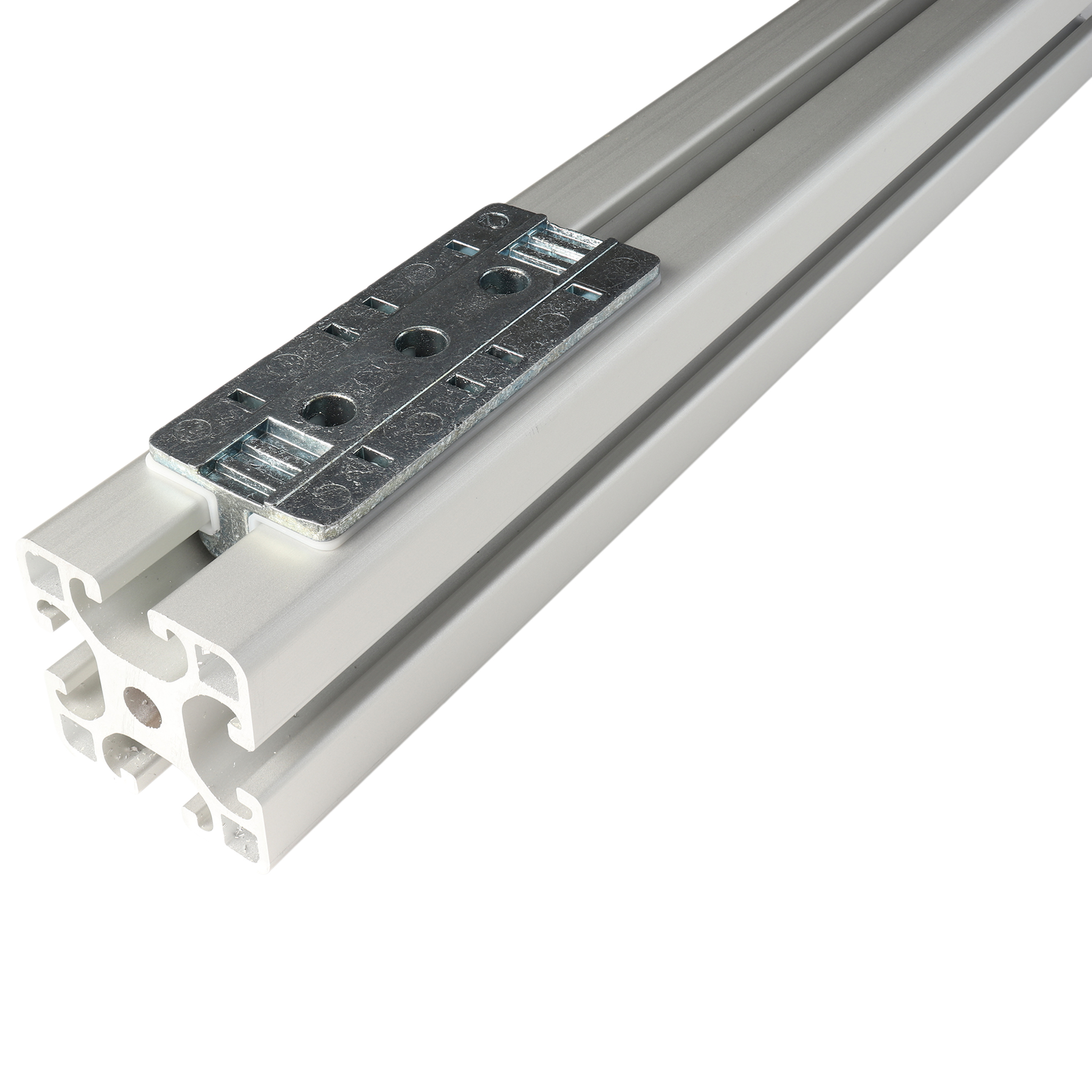 Profile Slider, 80x32x15, Zinc, blanc