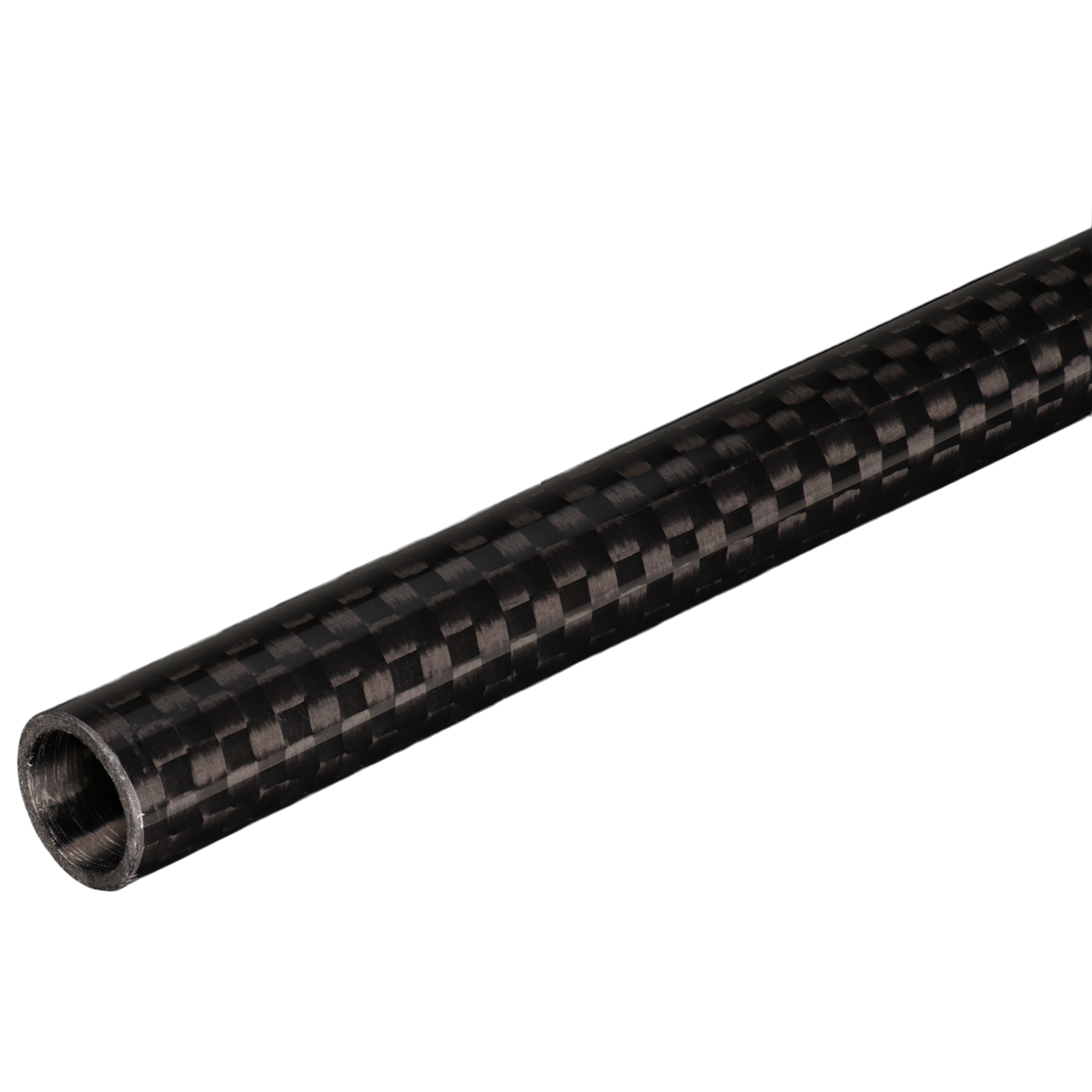 Rohr, 10±0.15x8x1m, CFK - Carbon, lackiert